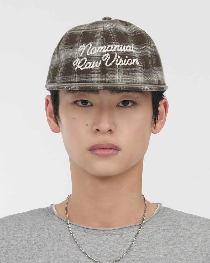 【NOMANUAL】N.R CHECK BALL CAP