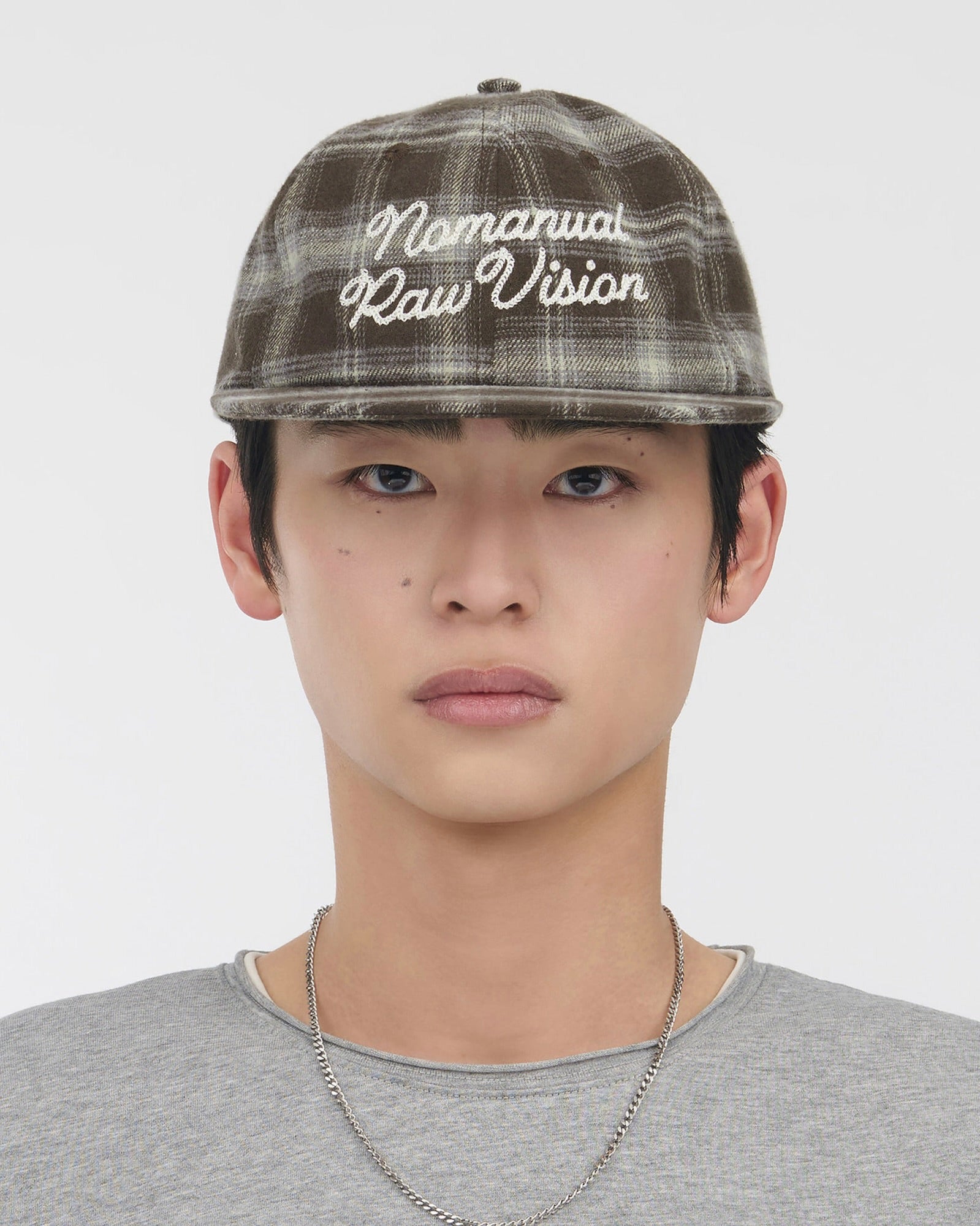 【NOMANUAL】N.R CHECK BALL CAP