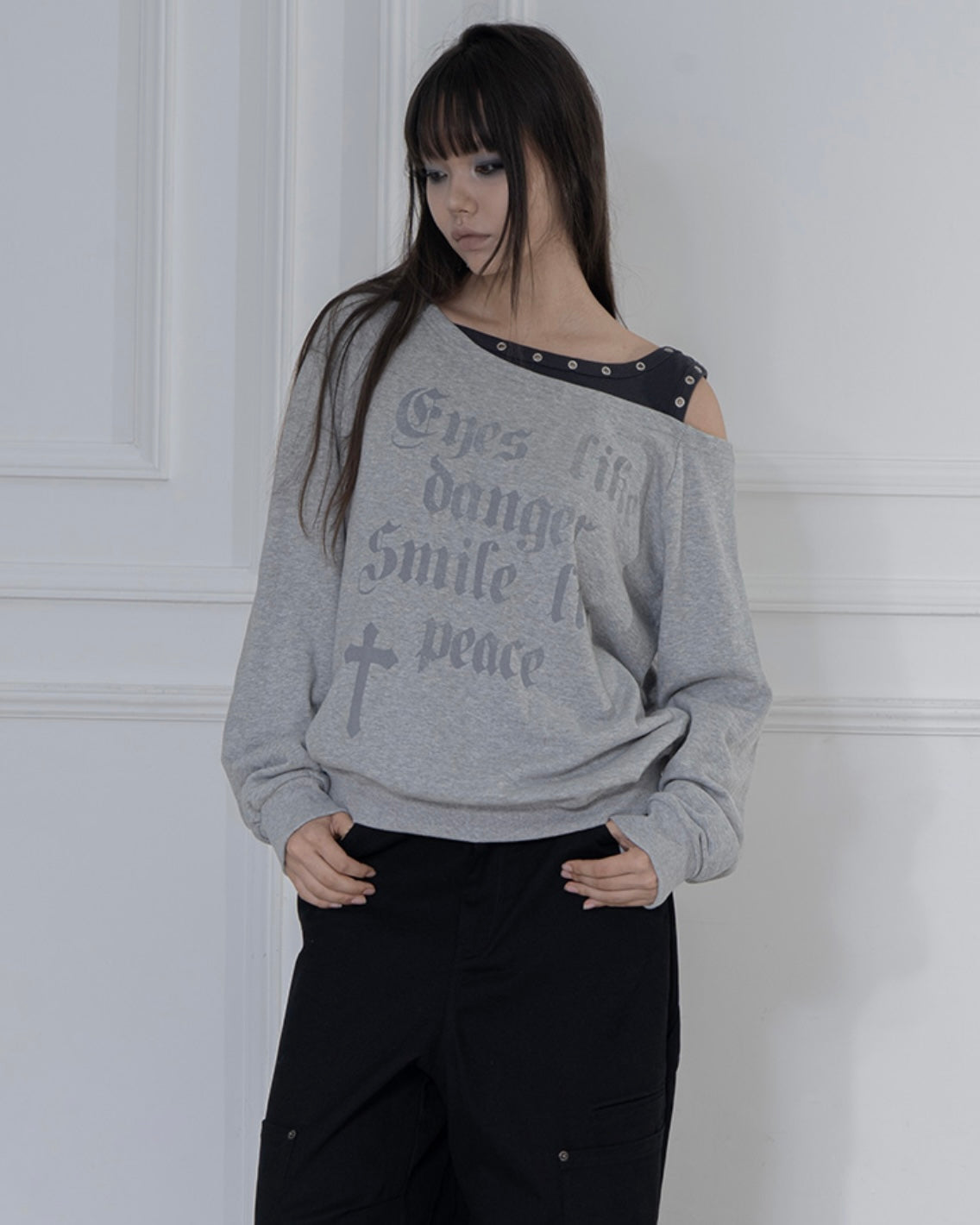【FANCY CLUB】ROSARY NOIRER SWEATSHIRT