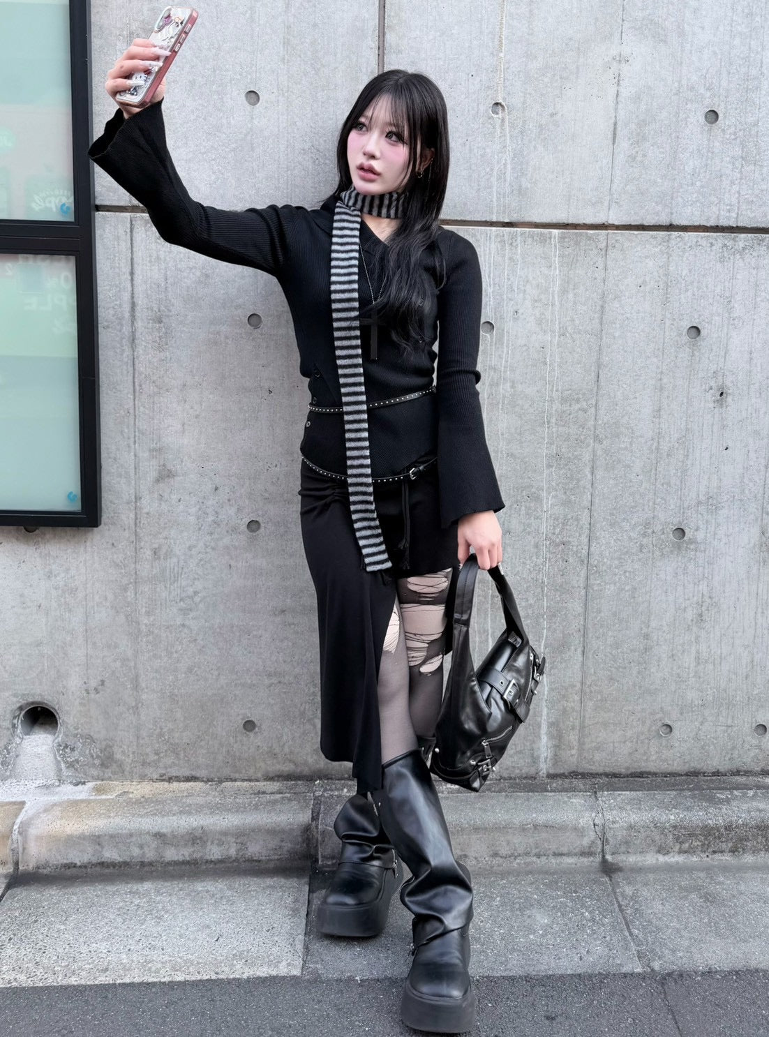 3/1 20:00発売 受注制【nmtc +】border tie / 【エヌエムティーシープラス】ボーダータイ (3color)