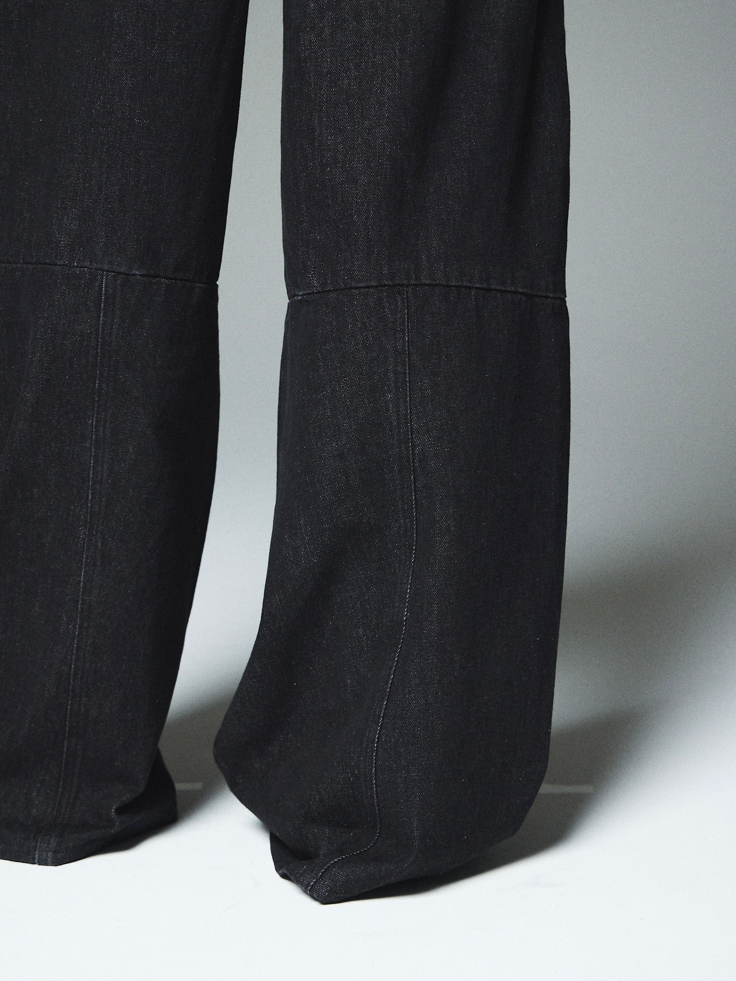 【CS】loose split cut denim pants