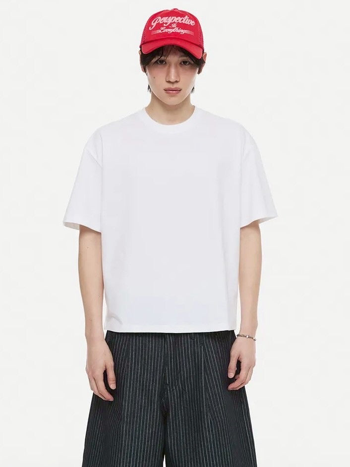 【DNSR】Compact Cotton Crop T-Shirt