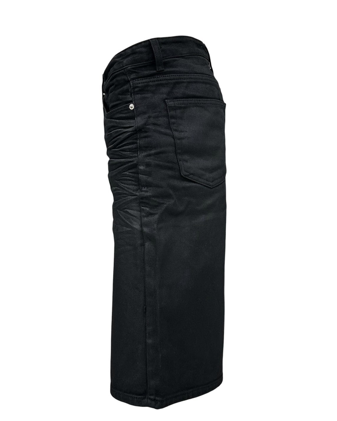 受注制【nmtc+】Coated shirring bermuda pants