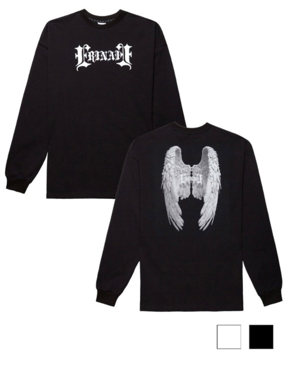 【E RIN AI E】BACKSTREET ANGEL LONG SLEEVE TEE