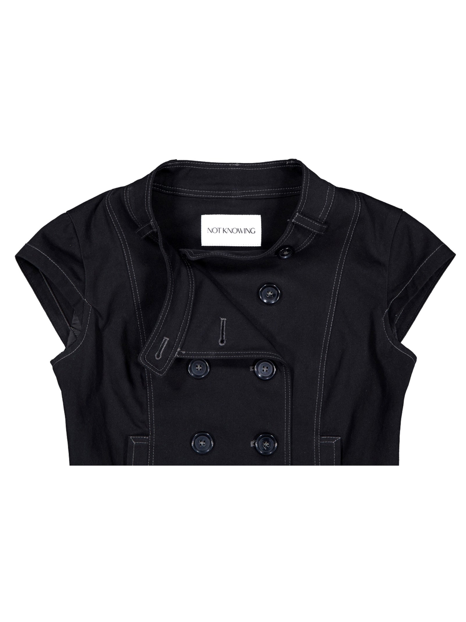 6/6 20:00発売【NOT KNOWING】Short Sleeve Double Jacket