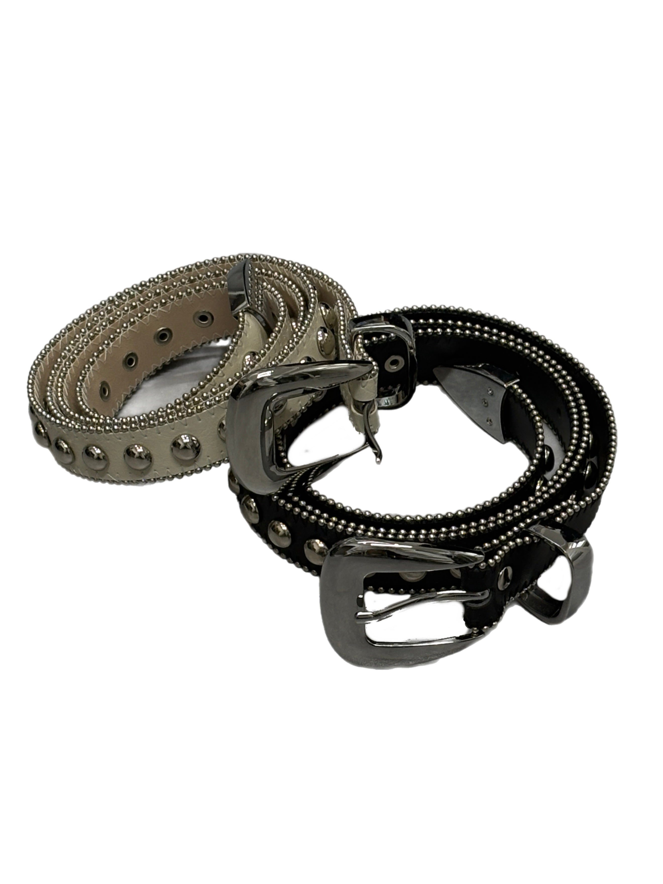 受注制【Never mind the XU】studs belt (2color)