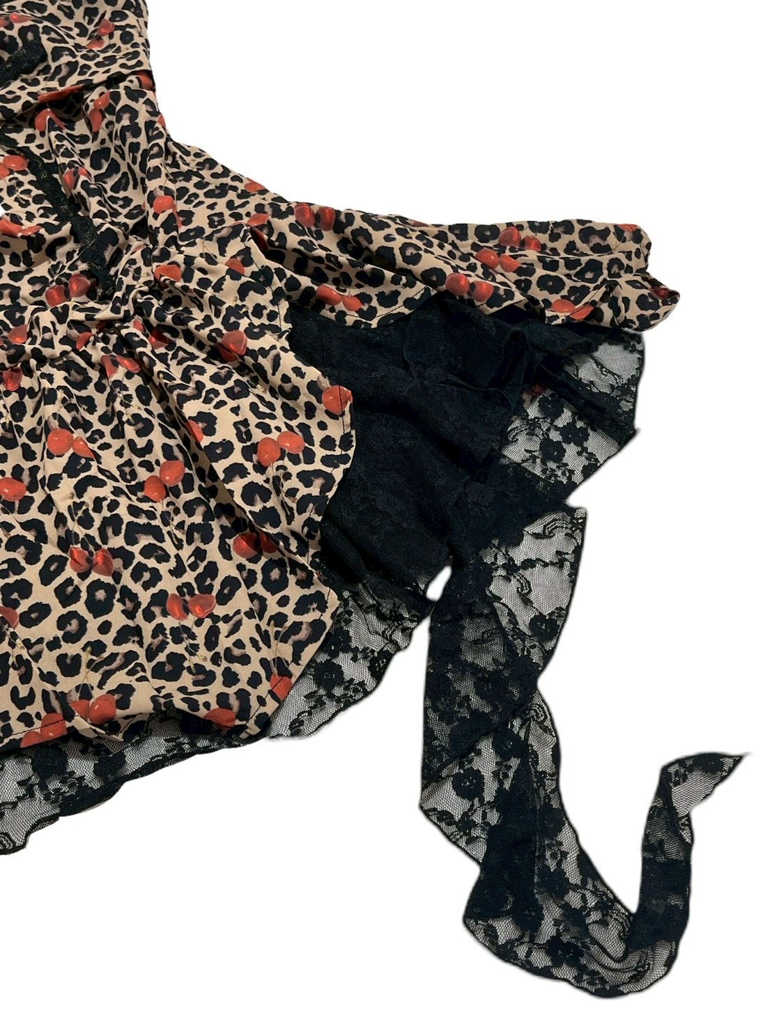 7/11 20:00発売【BABY09】leopard frill lace sleeveless