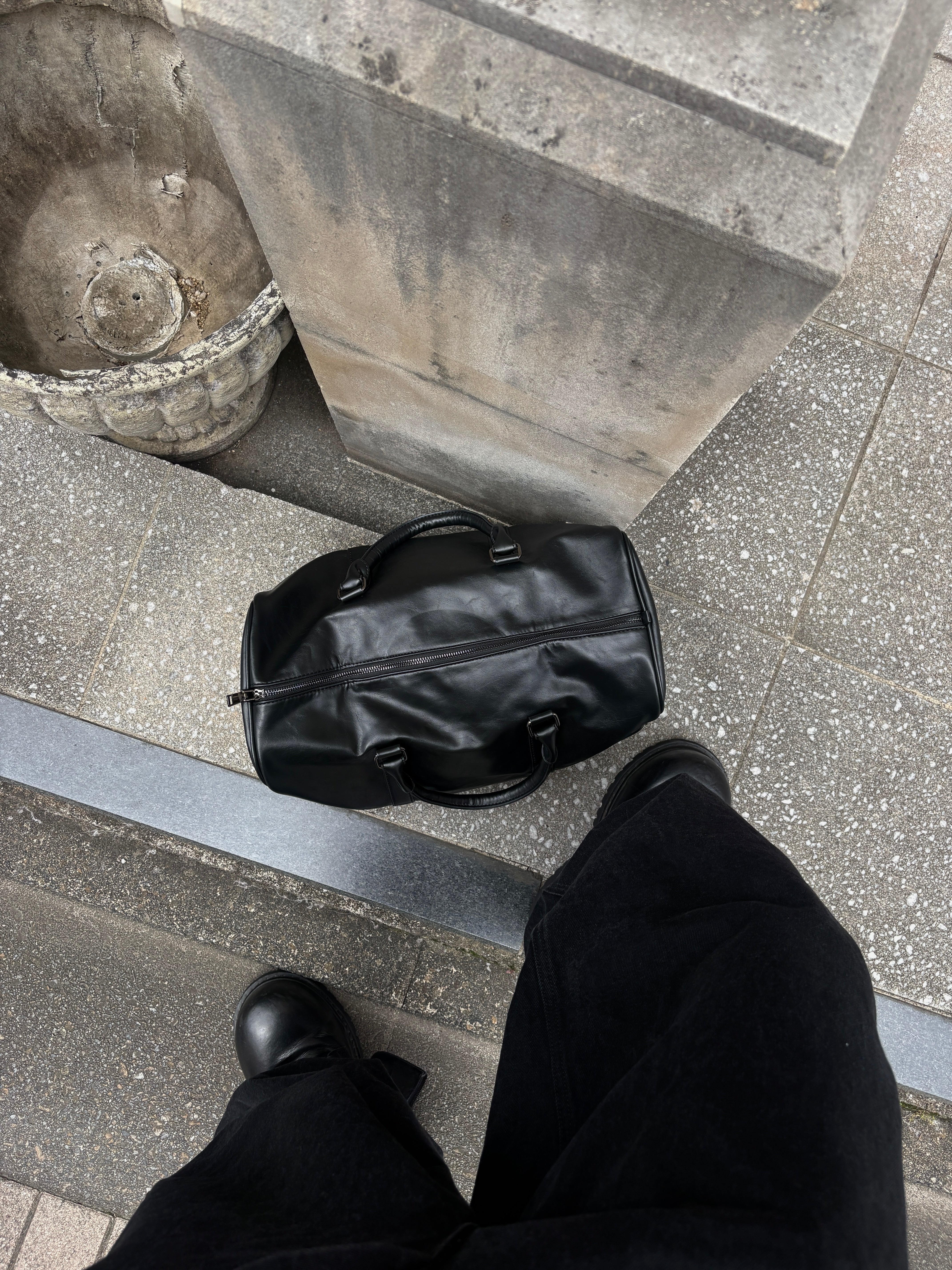 受注制【youll】simple boston bag