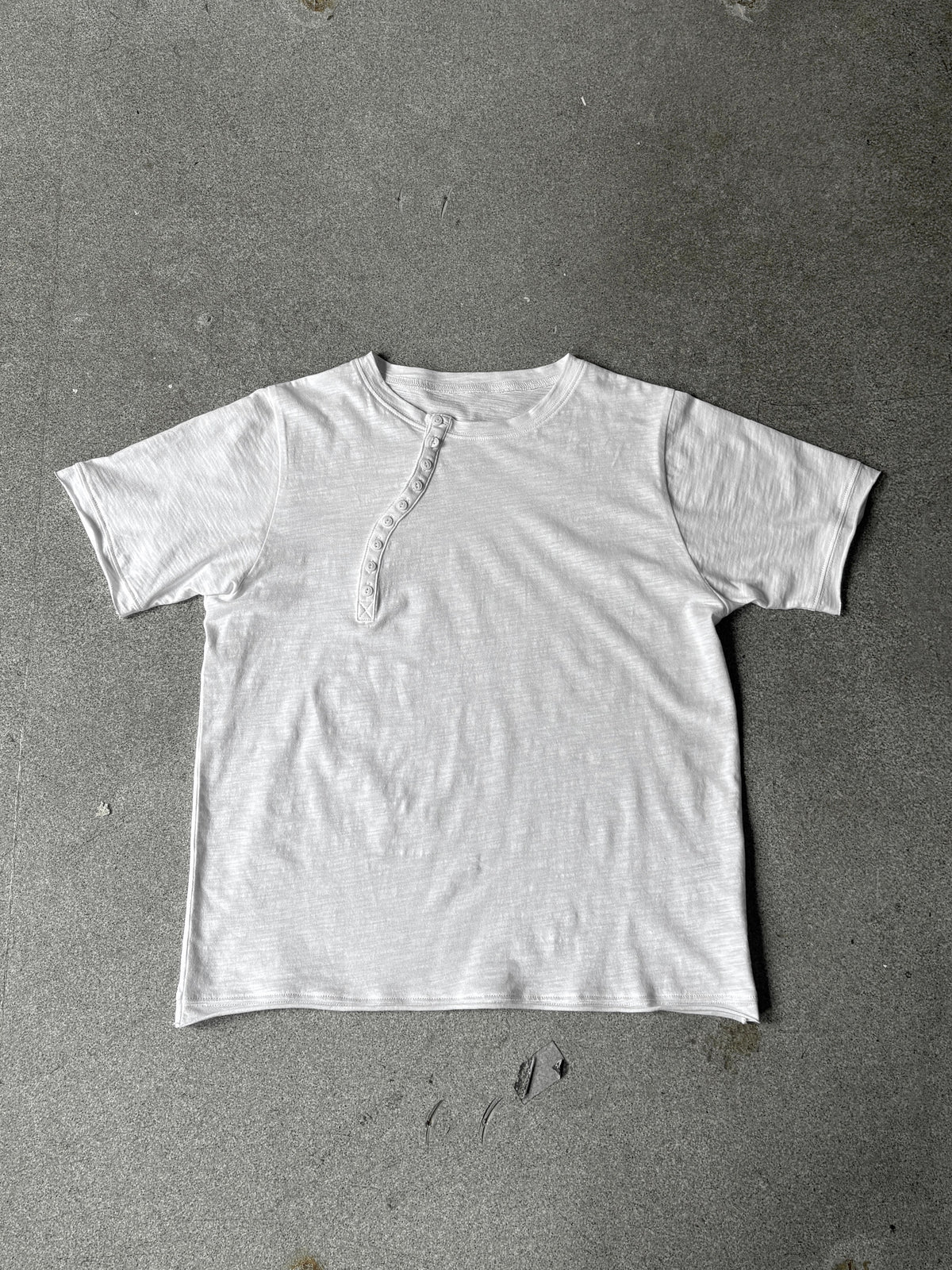 【Lee fi Ne】Offset Henley Tee