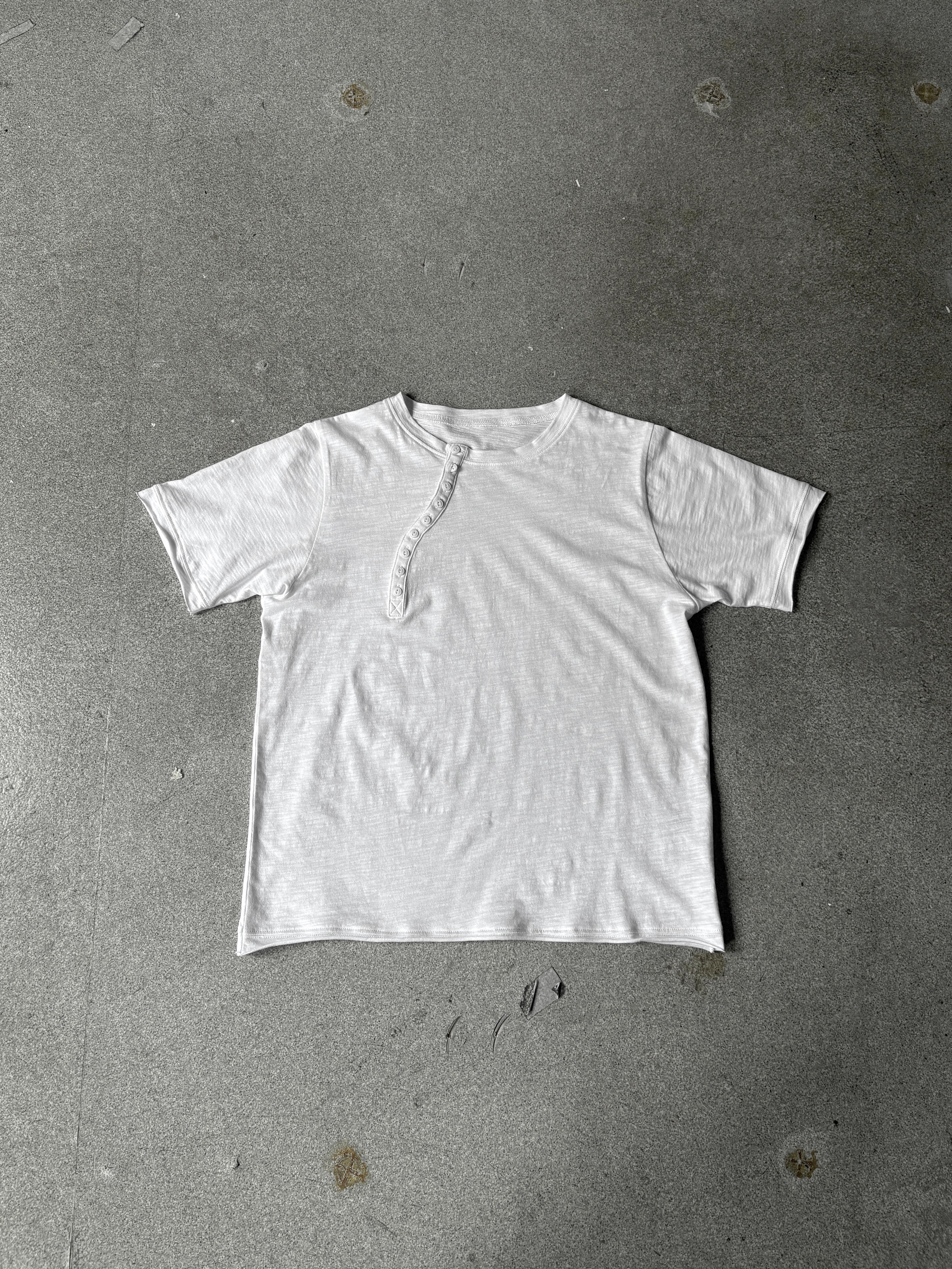 【Lee fi Ne】Offset Henley Tee