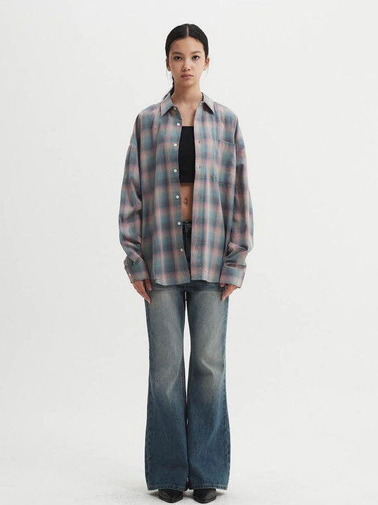 【DNSR】Signature Flare Denim Pants