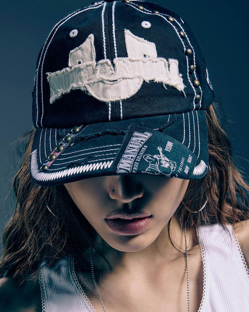 【NOMANUAL×TRUE RELIGION】NO RELIGION PATCH WORK BALLCAP