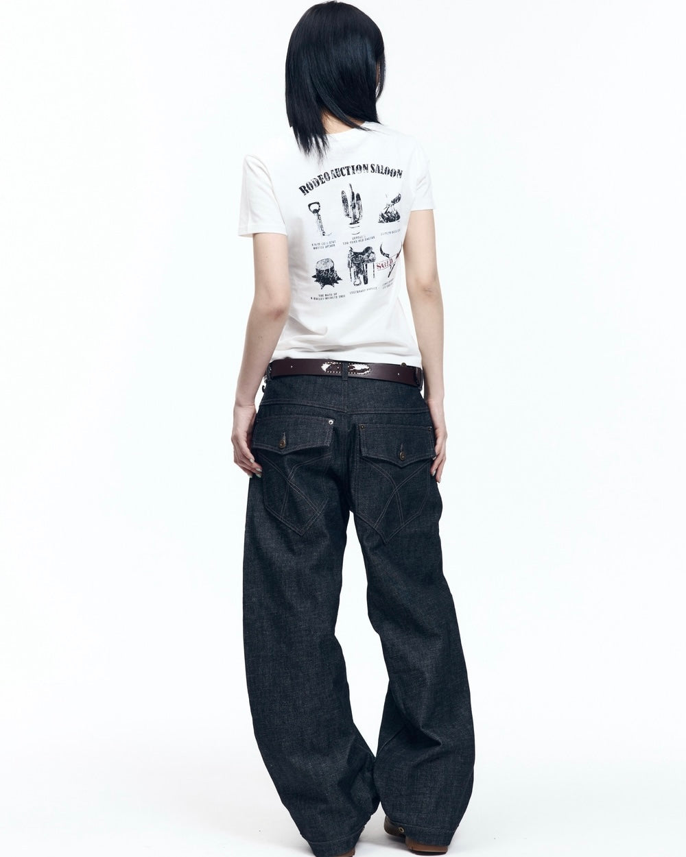 【AAKAM】Rodeo Saloon Half Top