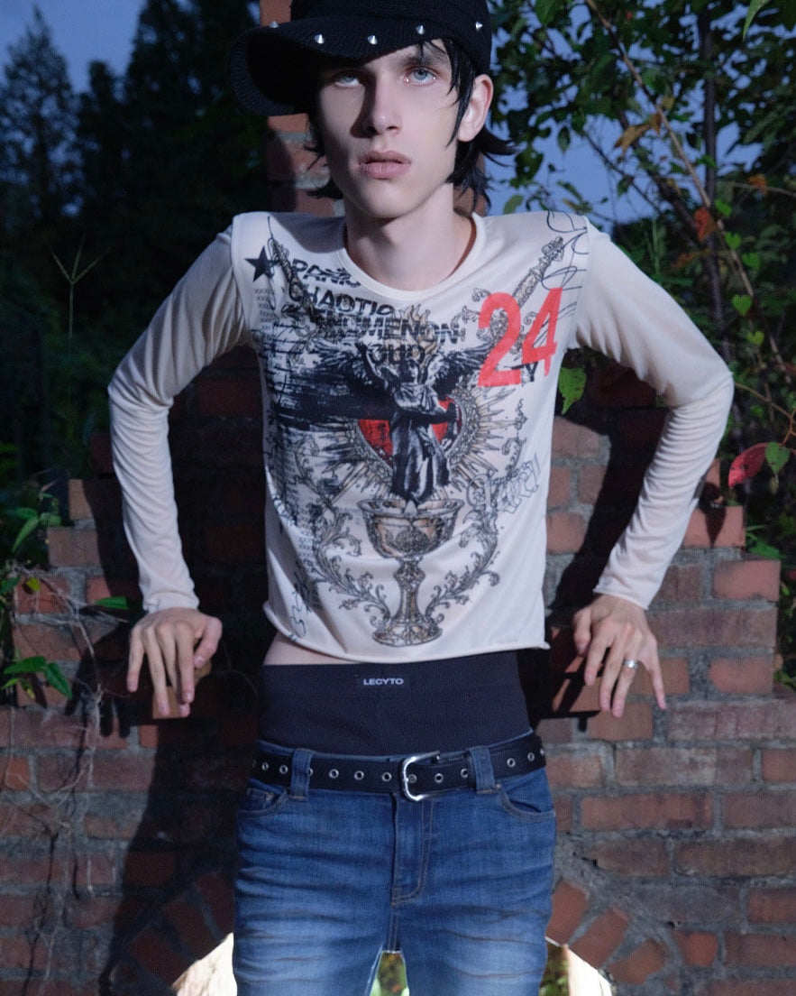 【LECYTO】24 See-Through Long Sleeve