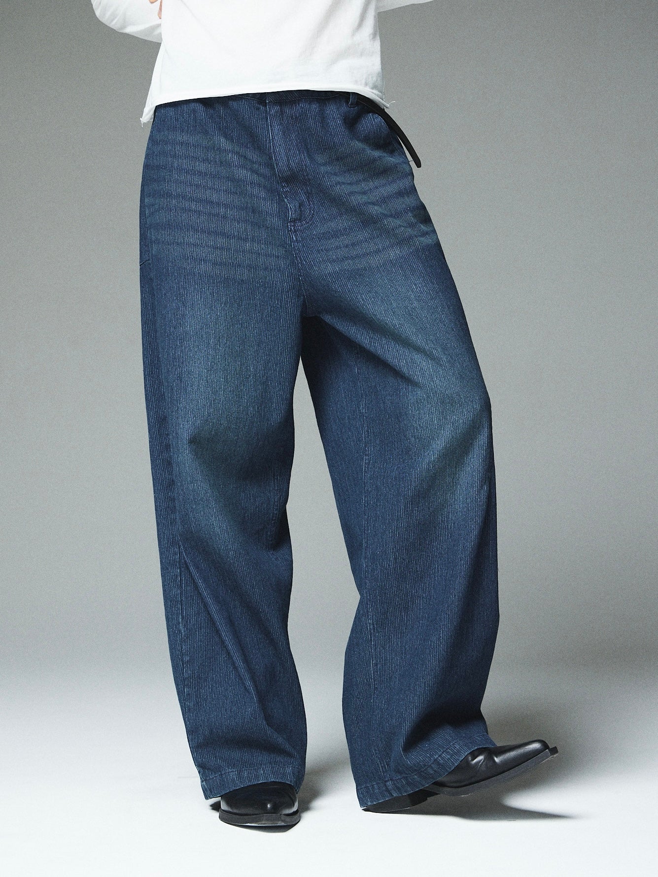 【CS】chain twill denim pants