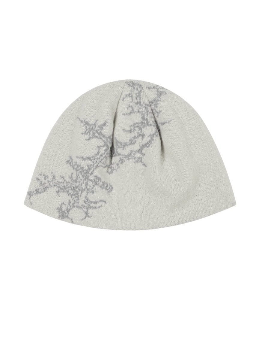 【AAKAM】Gothic Graphic Beanie