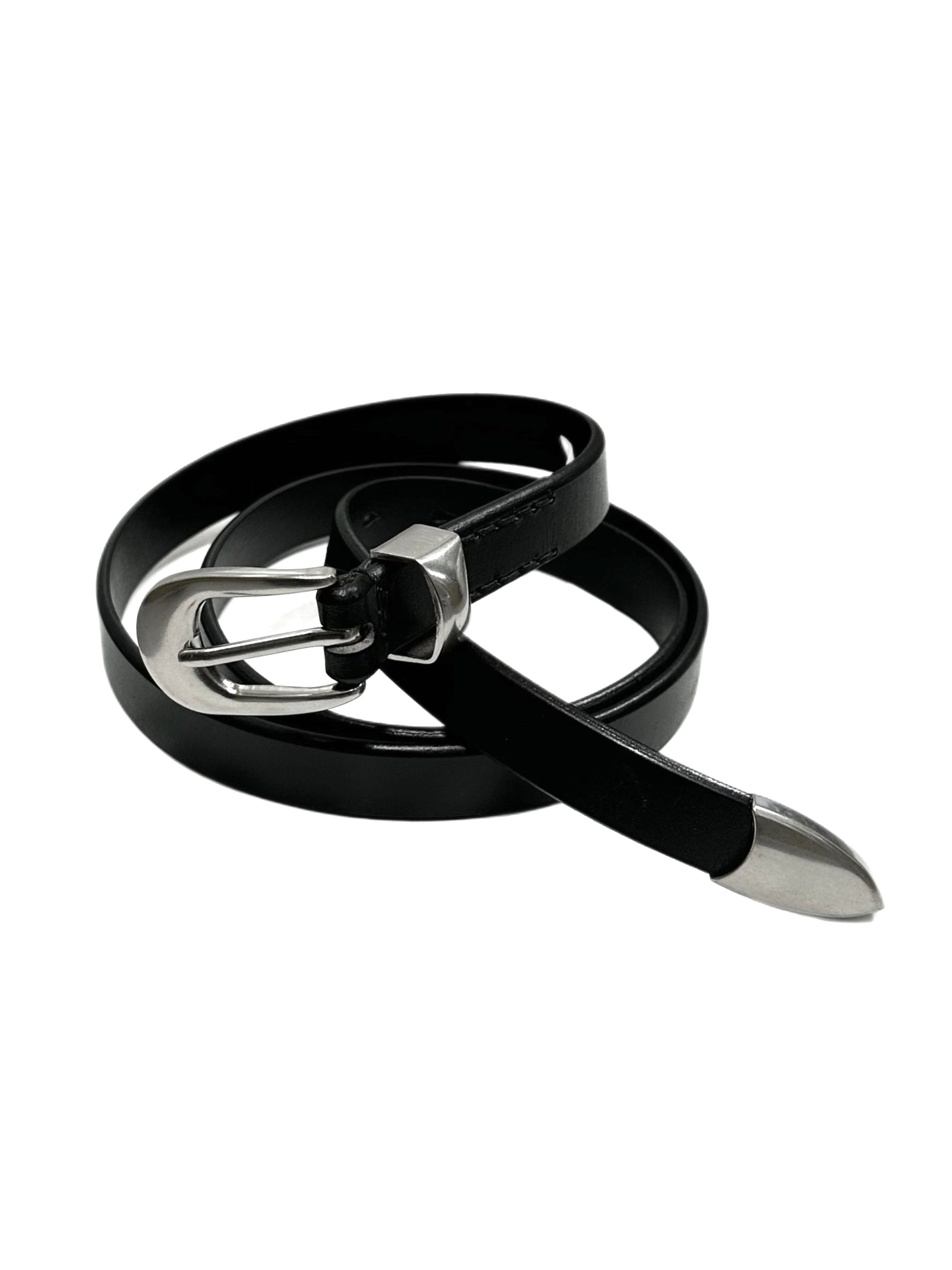 4/10 20:00発売 受注制【Chikashitsu +】round buckle belt