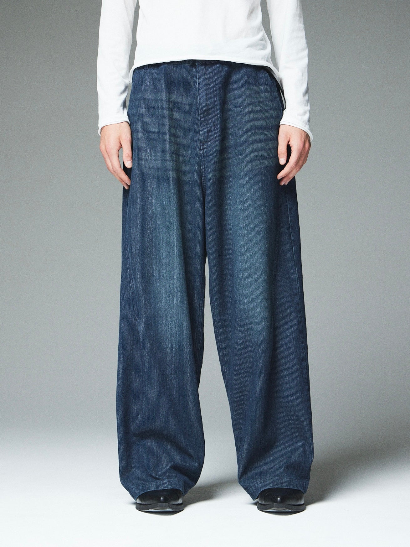 【CS】chain twill denim pants