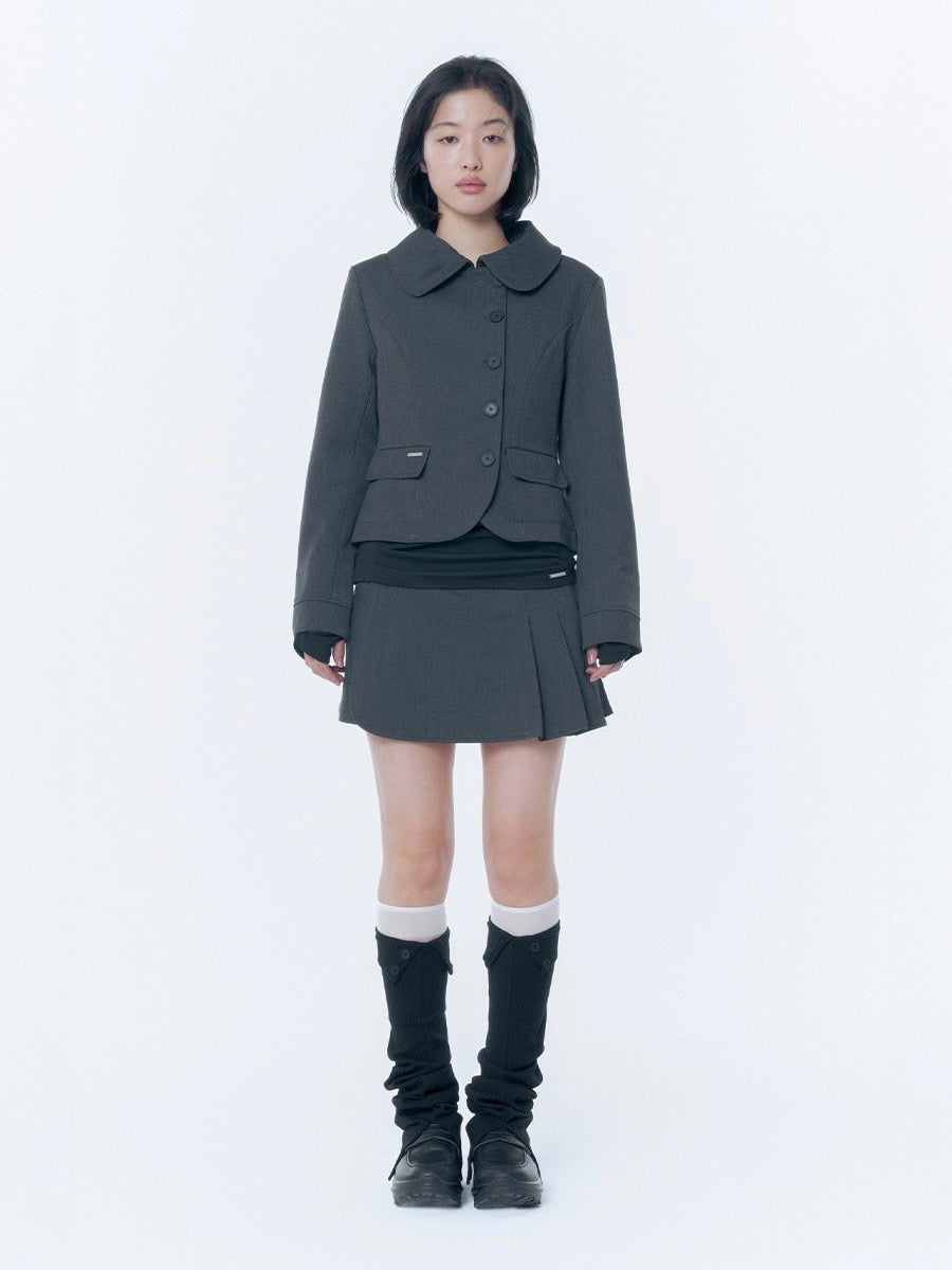 【Miseki seoul】Button slit leg warmer