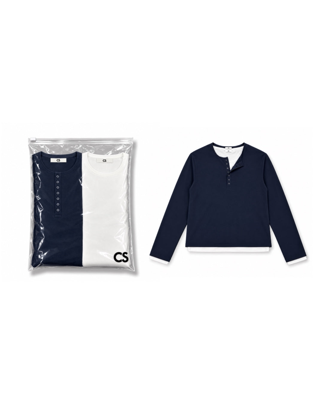 【CS】Layering 2-Pack Tee
