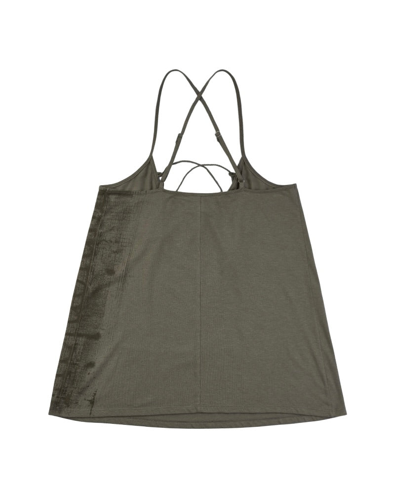 【bonienkiye】X-Strap Slip Tank