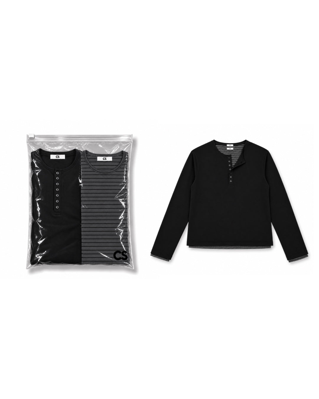 【CS】Layering 2-Pack Tee