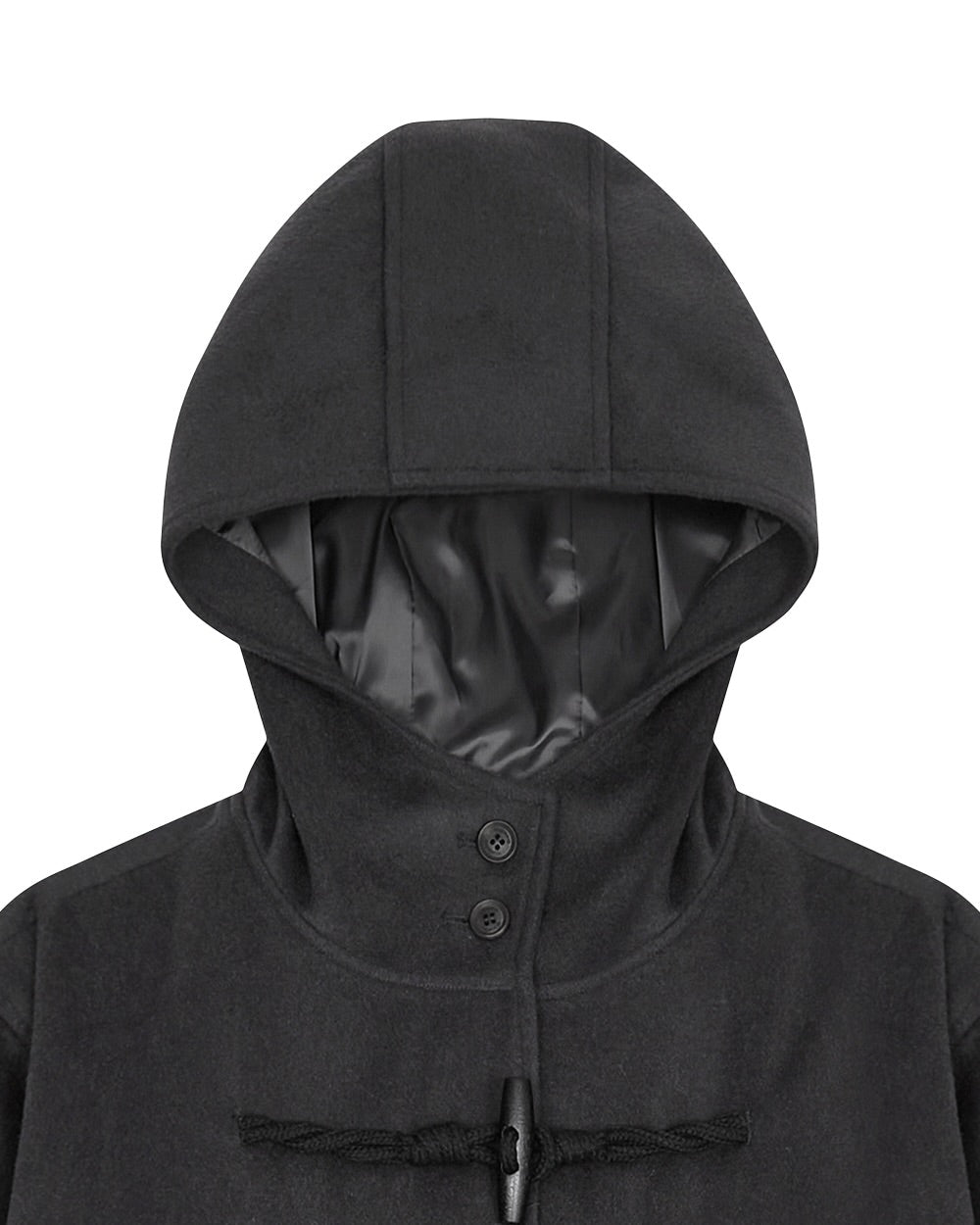 【TUOMIO】PLEATED TOGGLE WOOL COAT