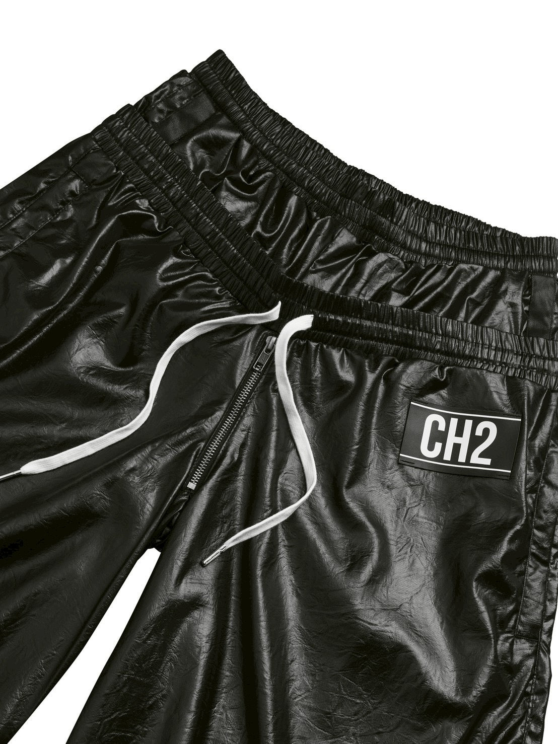 【CH2】 DOUBLE WAIST TRACK NYLON PANTS