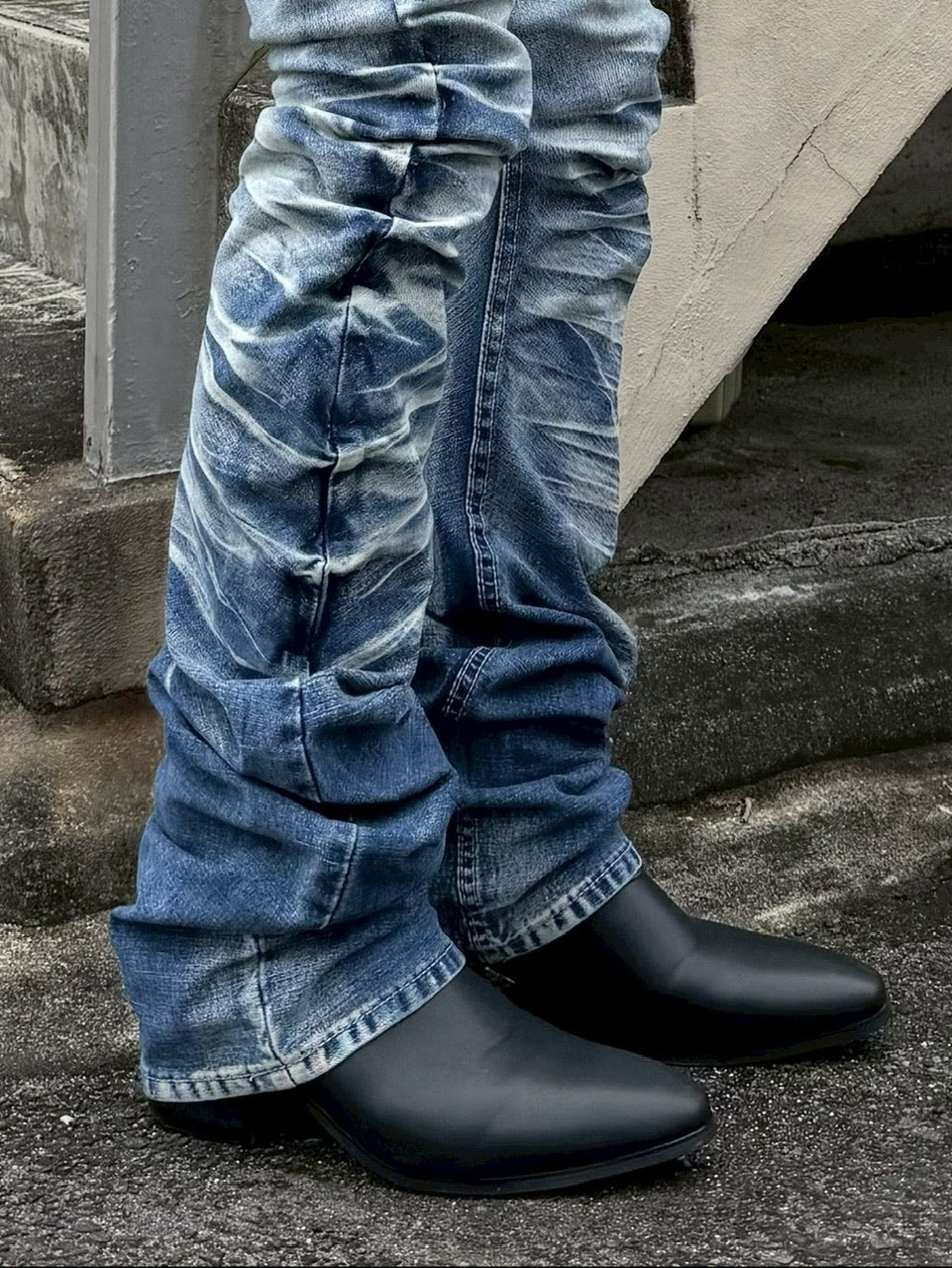 国際配送【RENOL】chelsea heel boots