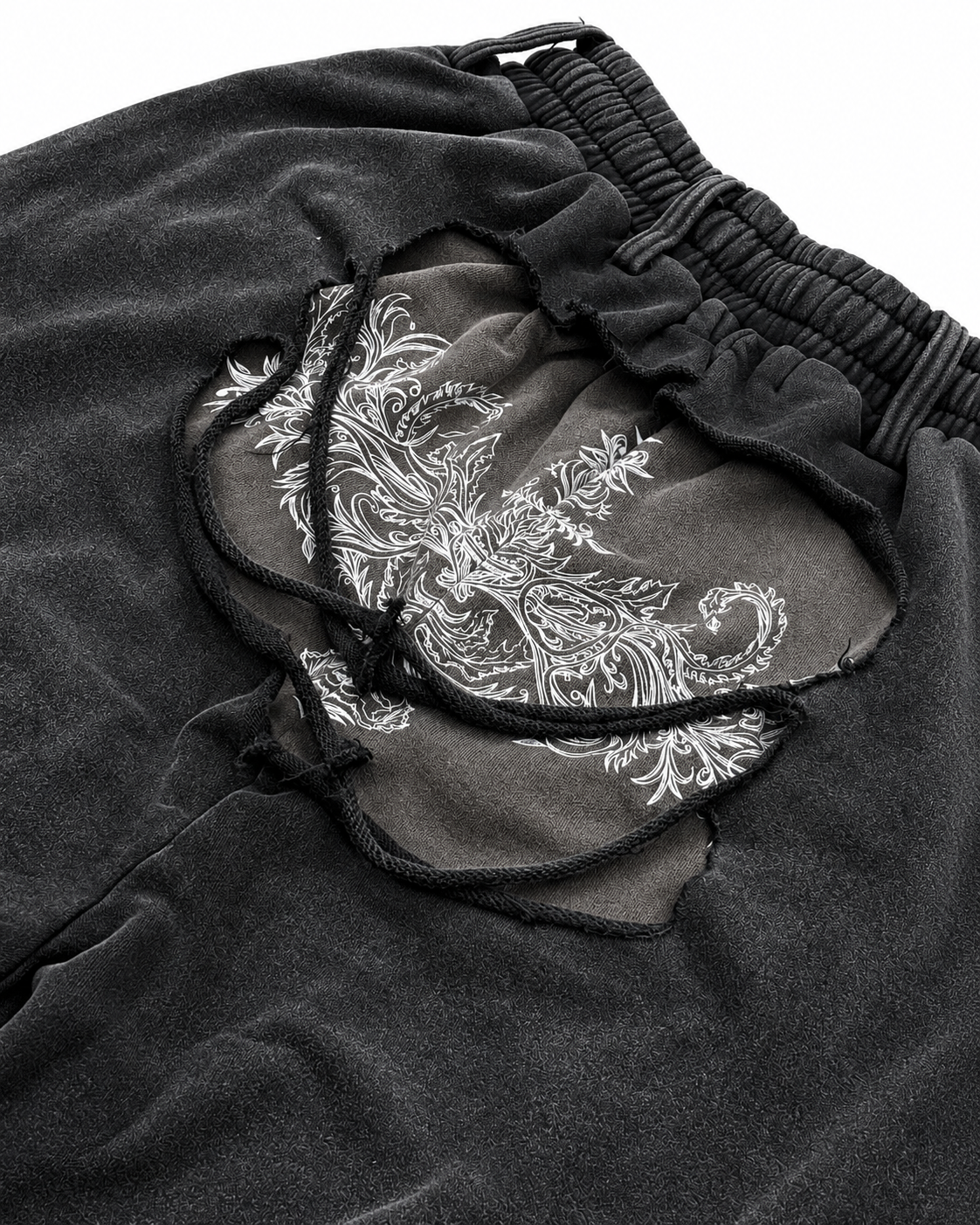 【DIG YOUR OWN GRAVE】TRIBAL CROSS LAYERED PANTS