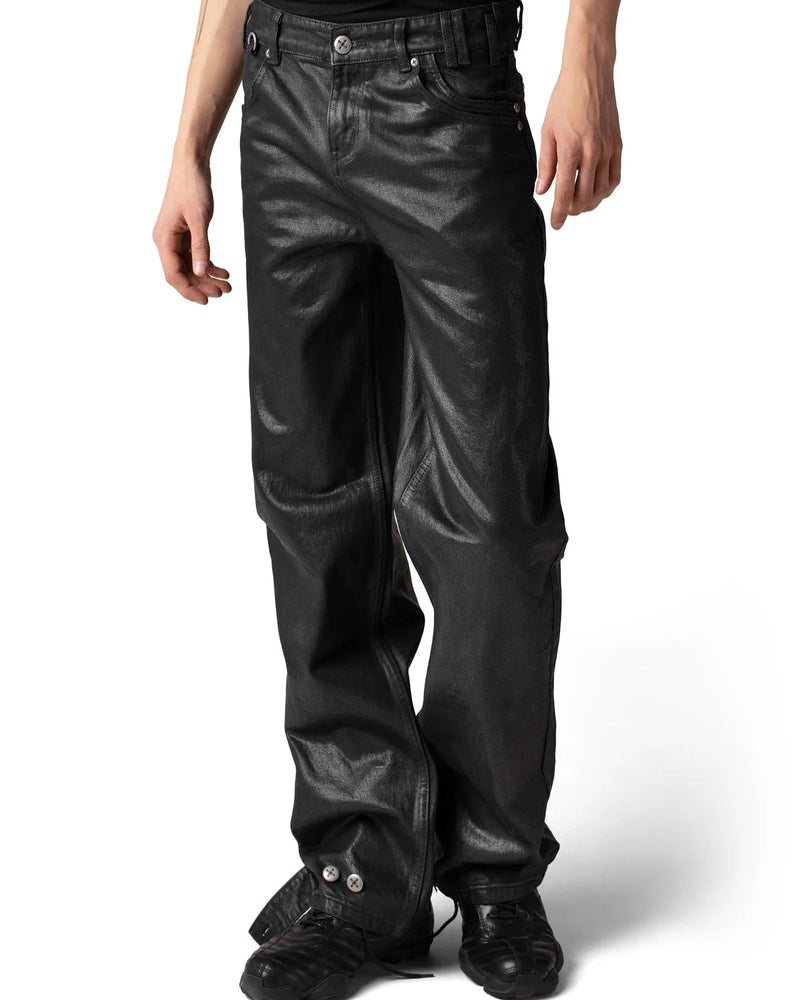 【RACER WORLDWIDE】Coated Slim Denim