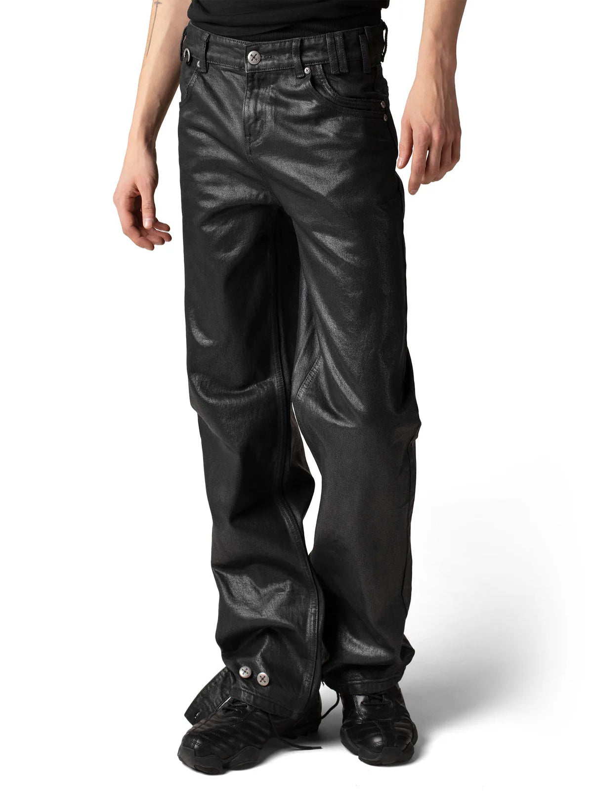 【RACER WORLDWIDE】Coated Slim Denim
