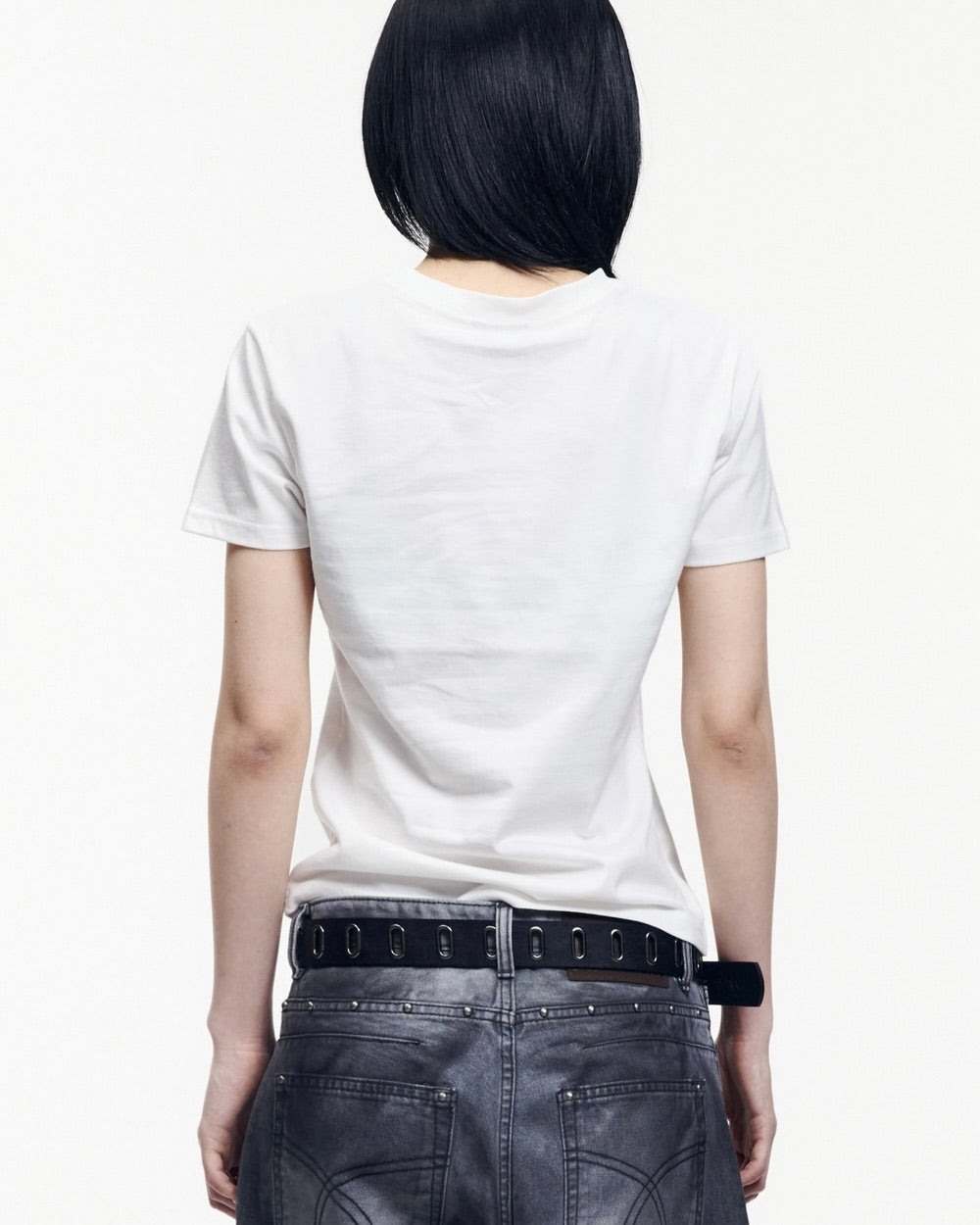 【AAKAM】All Over Eyelet Belt