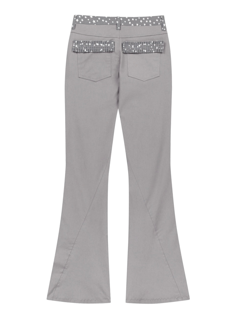 【OJOS】Star Trim Bootcut Trousers