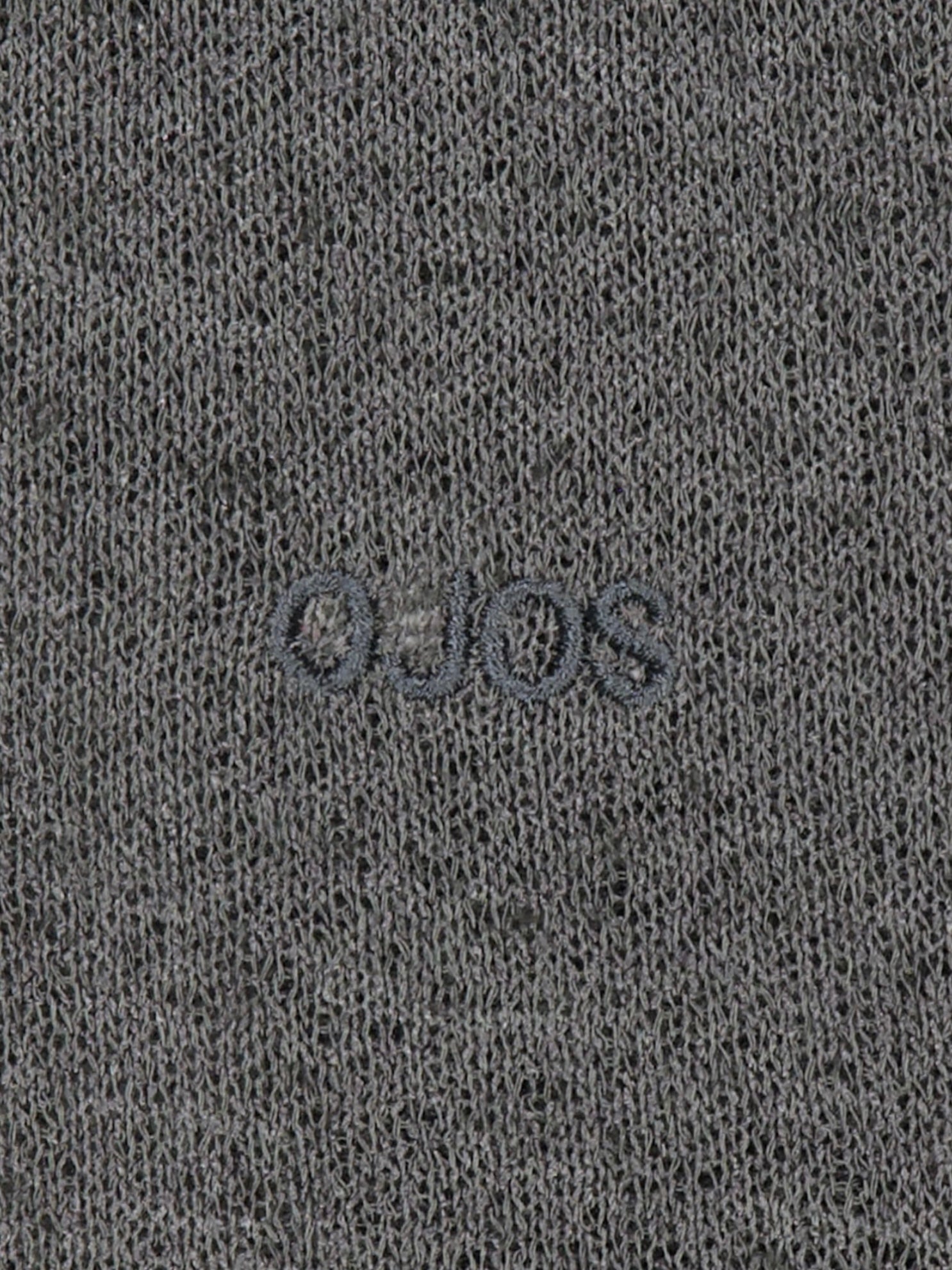 【OJOS】Raw Cut U-Neck Knit Top