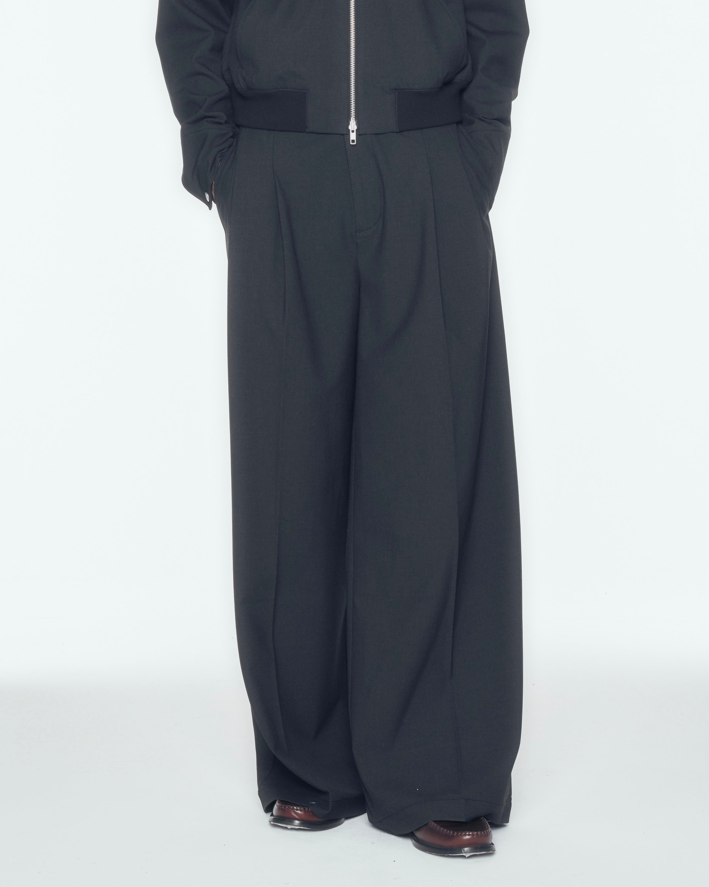 【CS】belt wide throusers