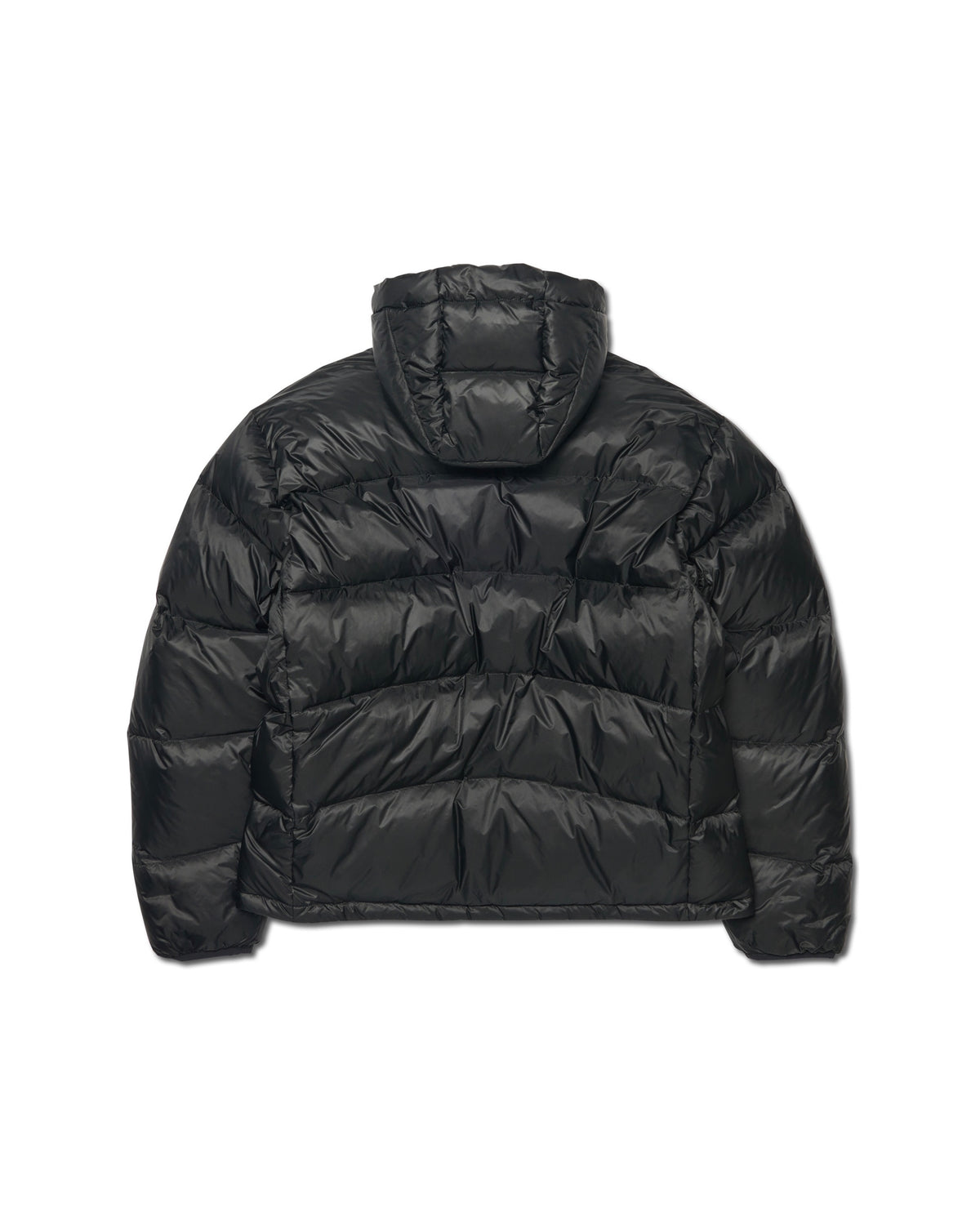【NOMANUAL】SLANT CROP HOODED DUCK DOWN