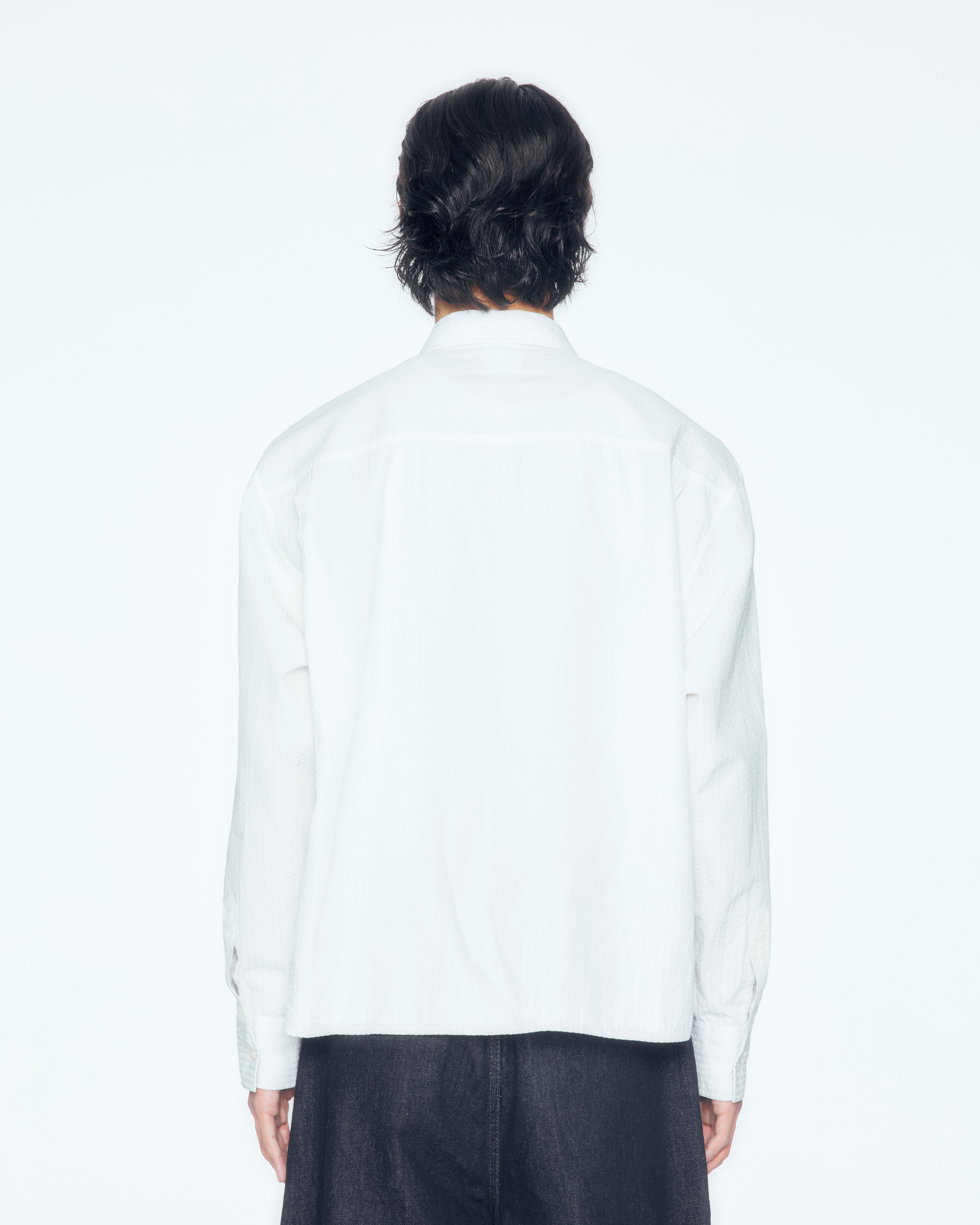 トップス CS CROPPED STRIPE BUTTON UP SHIRT CS】CROPPED STRIPE BUTTON UP SHIRT – PRESSING WEB SHOP