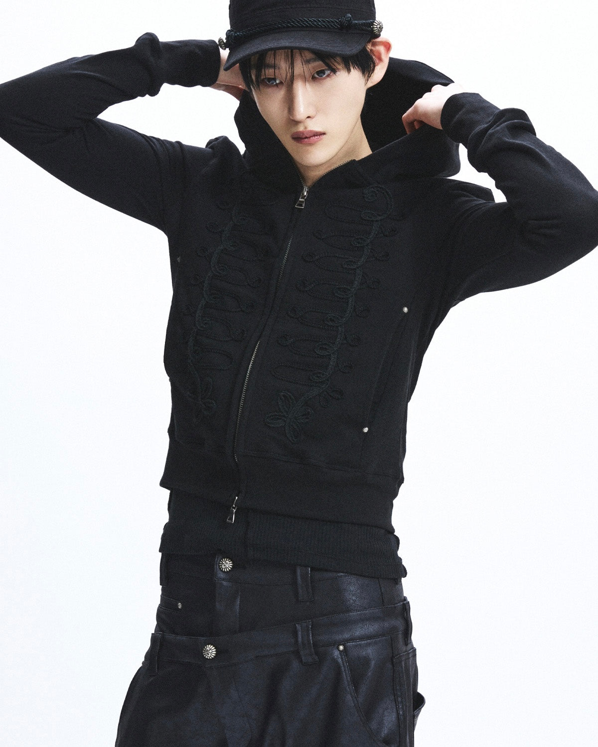 【LECYTO】Hussar Loop Zip-Up Hoodie