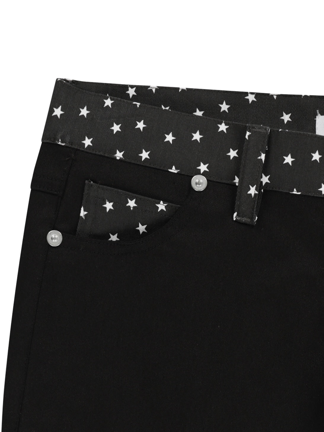 【OJOS】Star Trim Bootcut Trousers