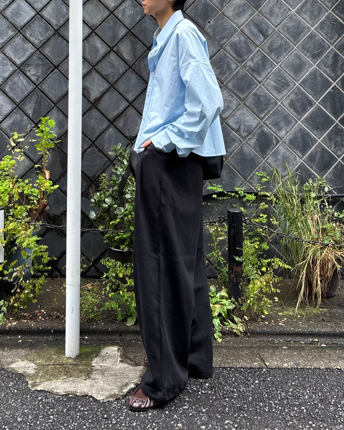 東京店WEB限定【Chikashitsu +】pintuck sweat pants (2color)