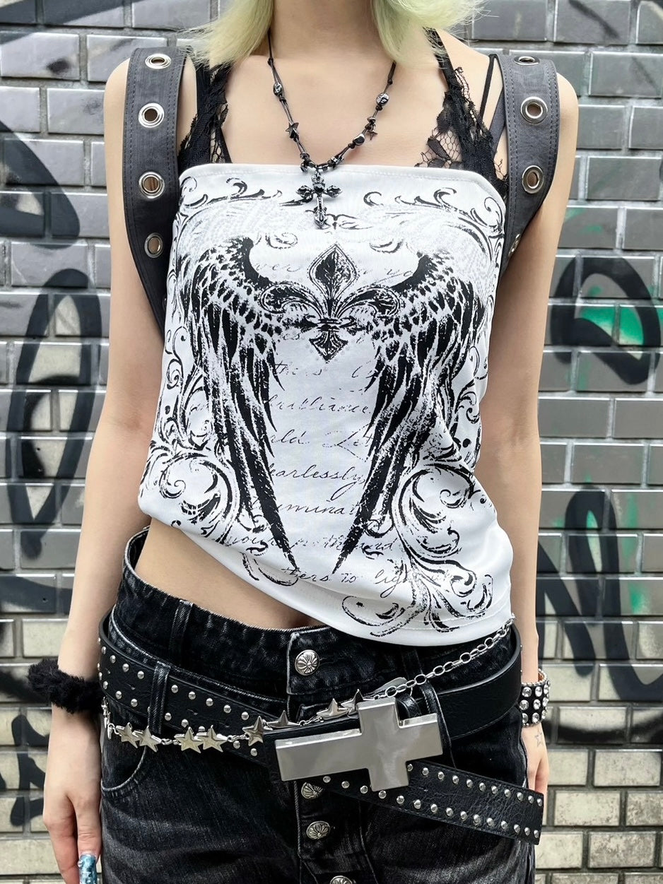 7/11 20:00発売 国際配送【BABY09】Gothic layered camisole (3color)