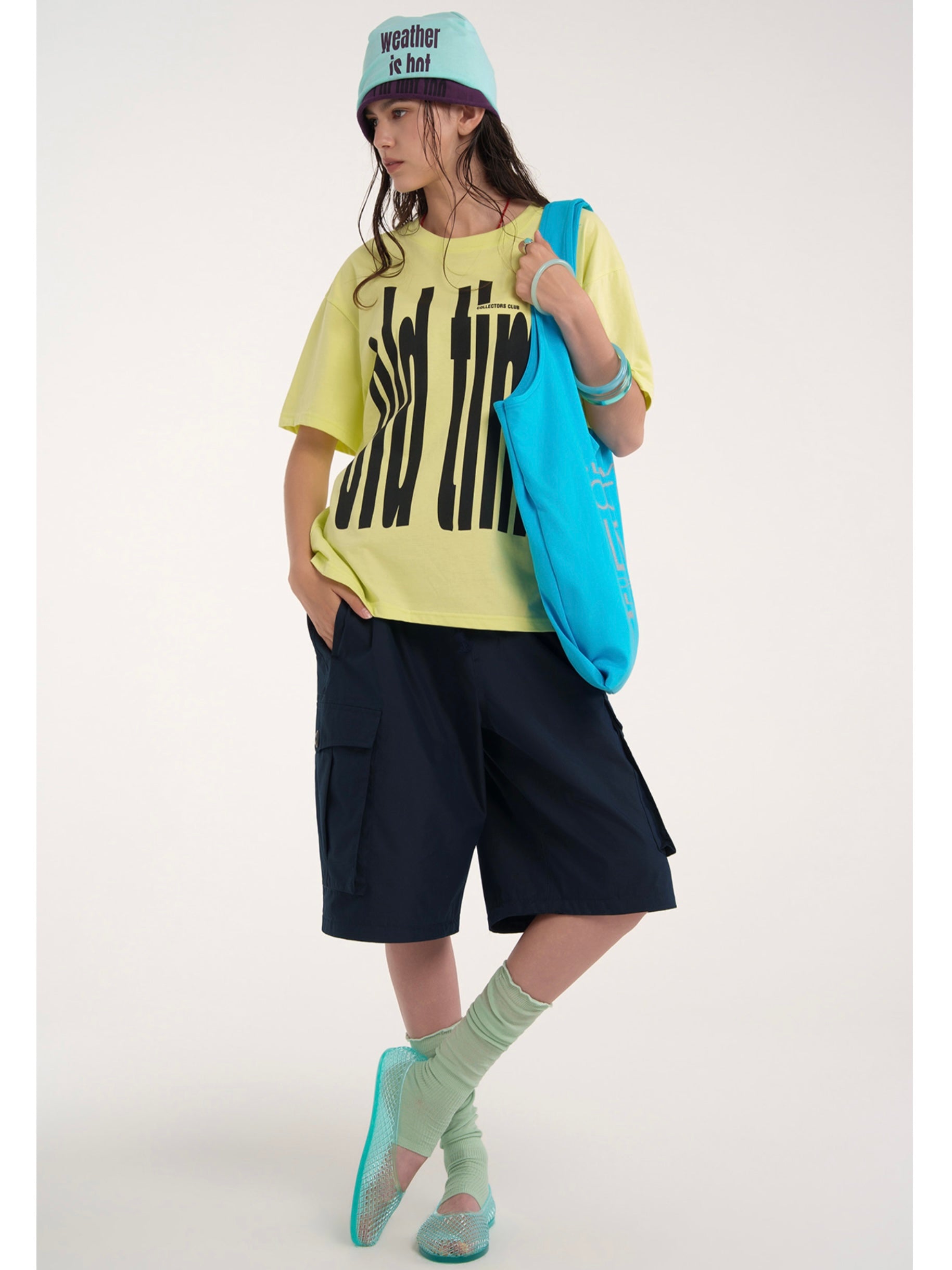 【ESC STUDIO】bold old time t-shirt