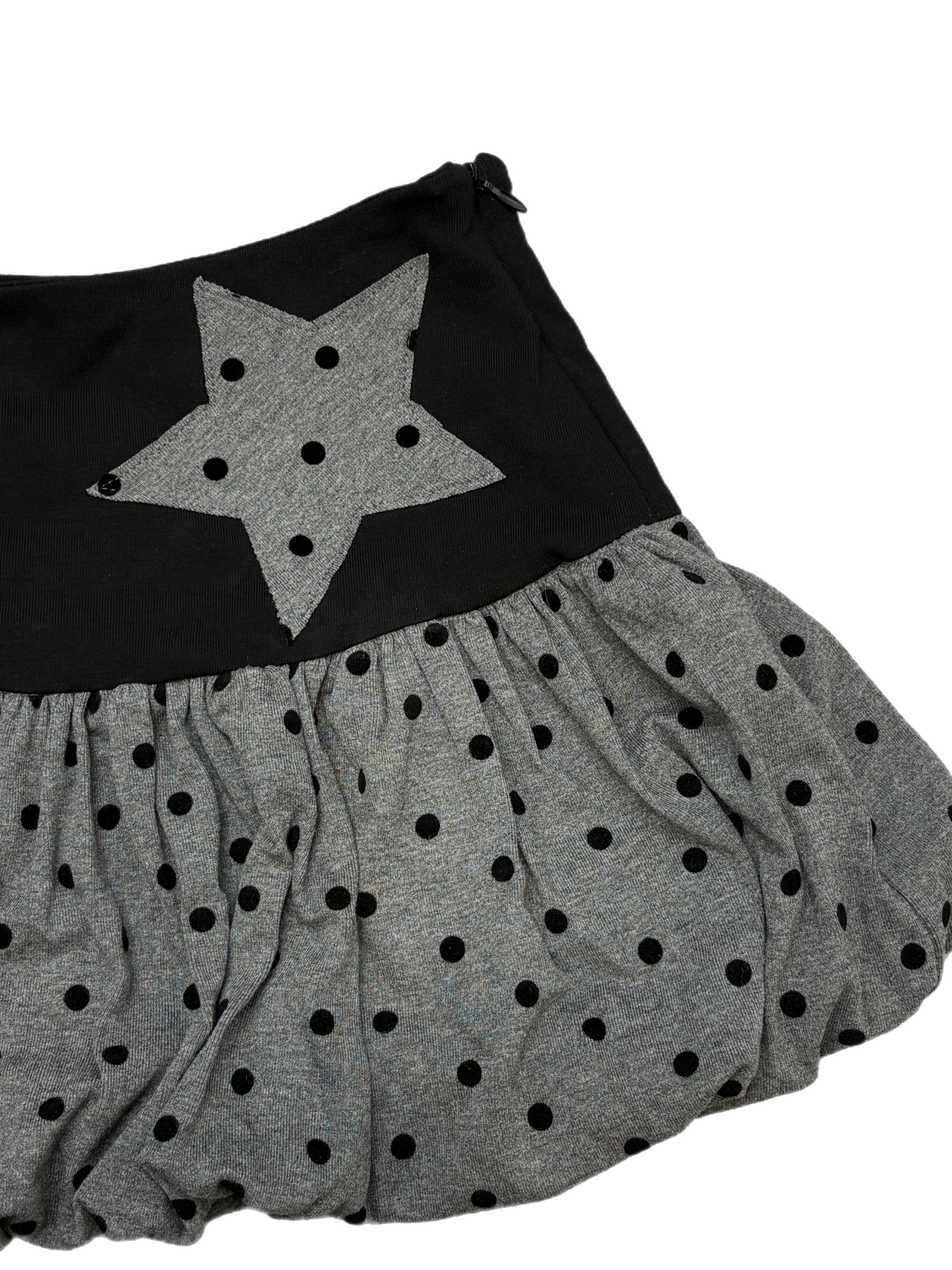 【Never mind the XU】star dot balloon skirt