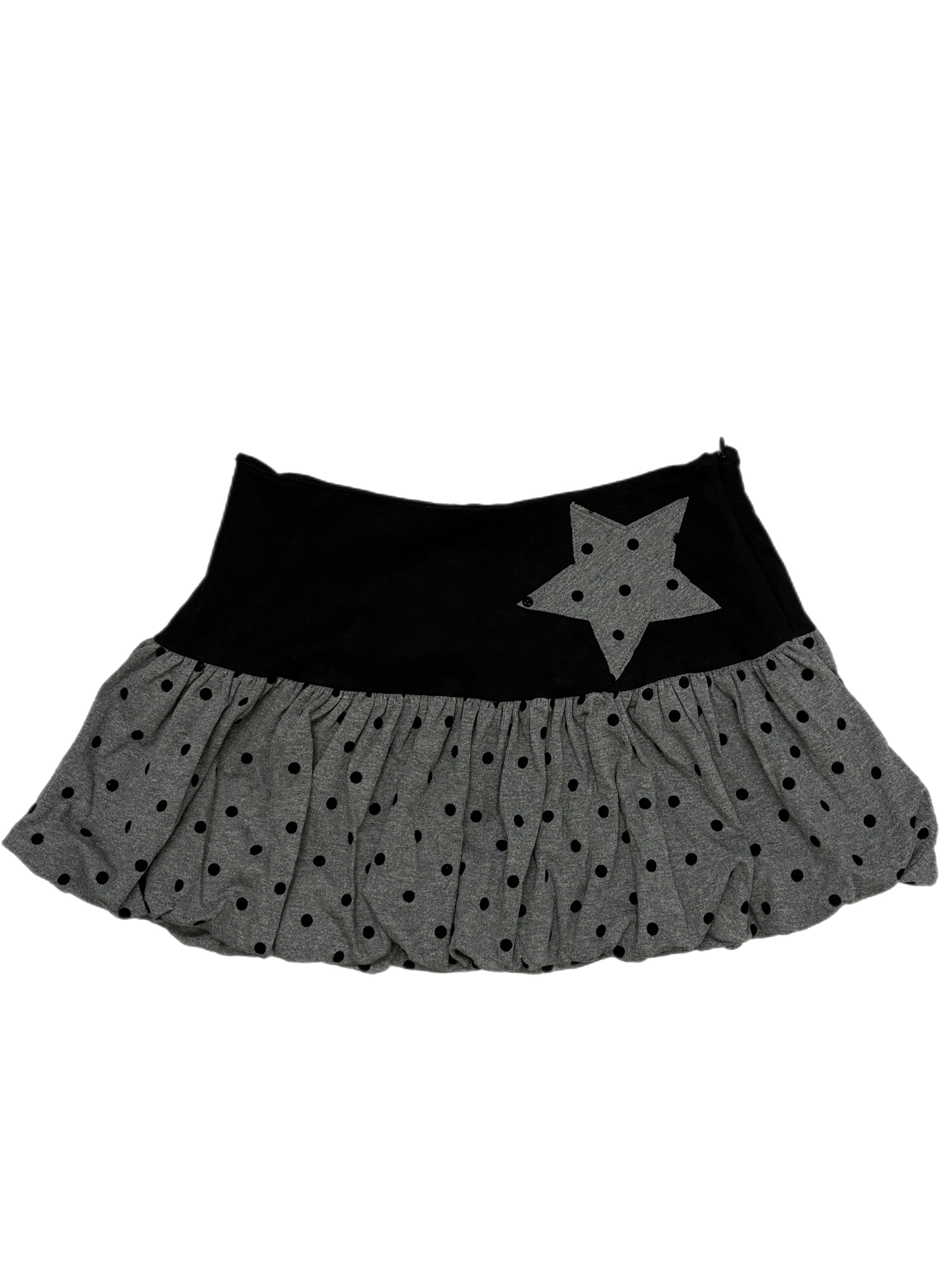 【Never mind the XU】star dot balloon skirt