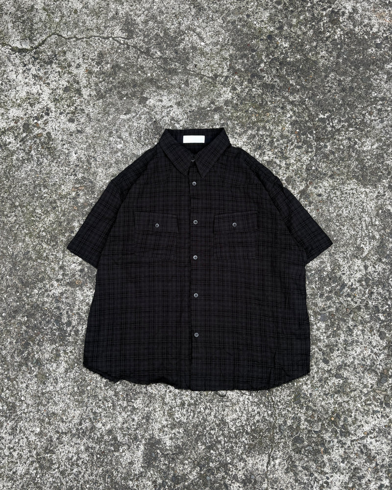受注制【youll】Cut off half sleeve check shirt (3color)