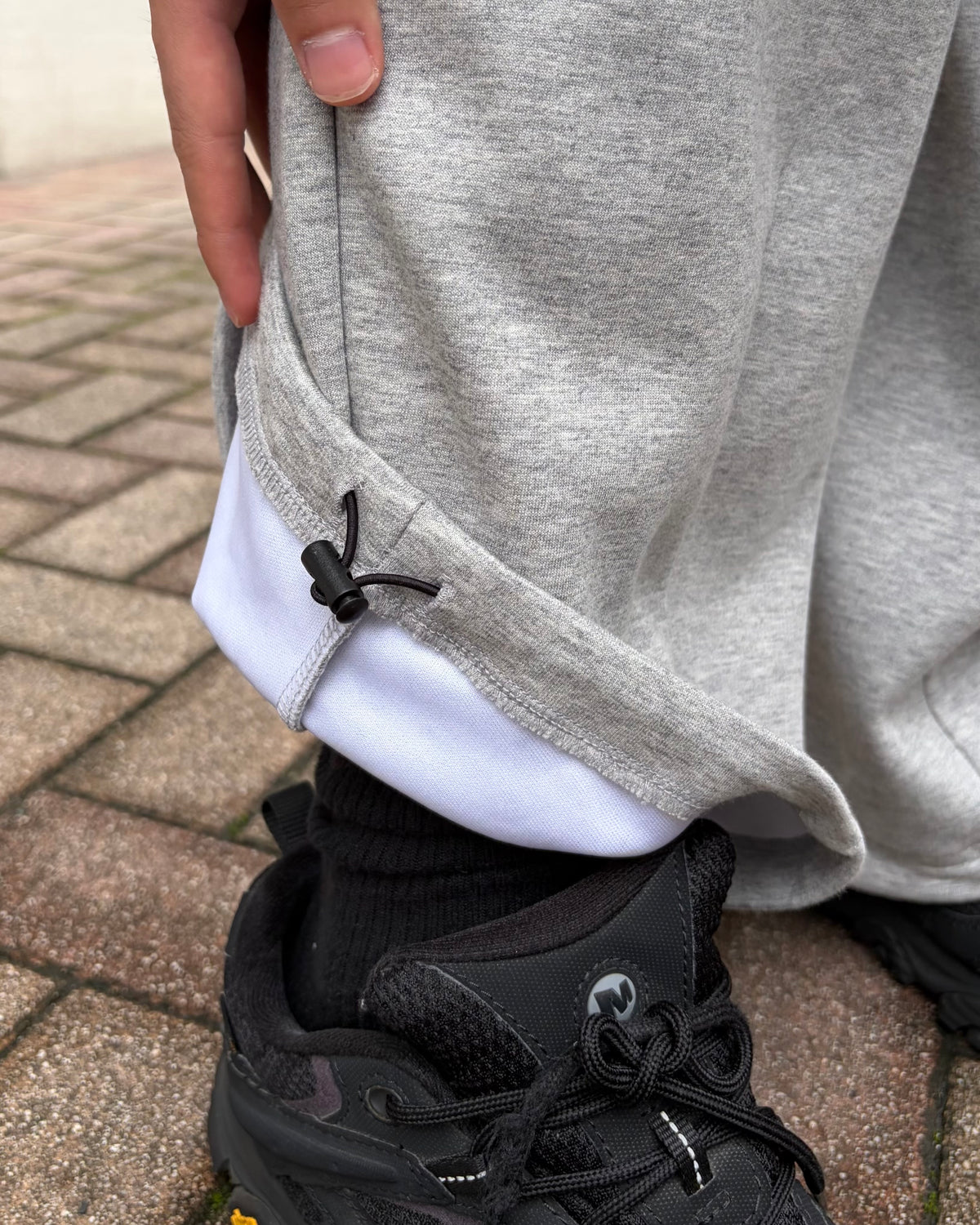東京店WEB限定【Chikashitsu +】pintuck sweat pants (2color)
