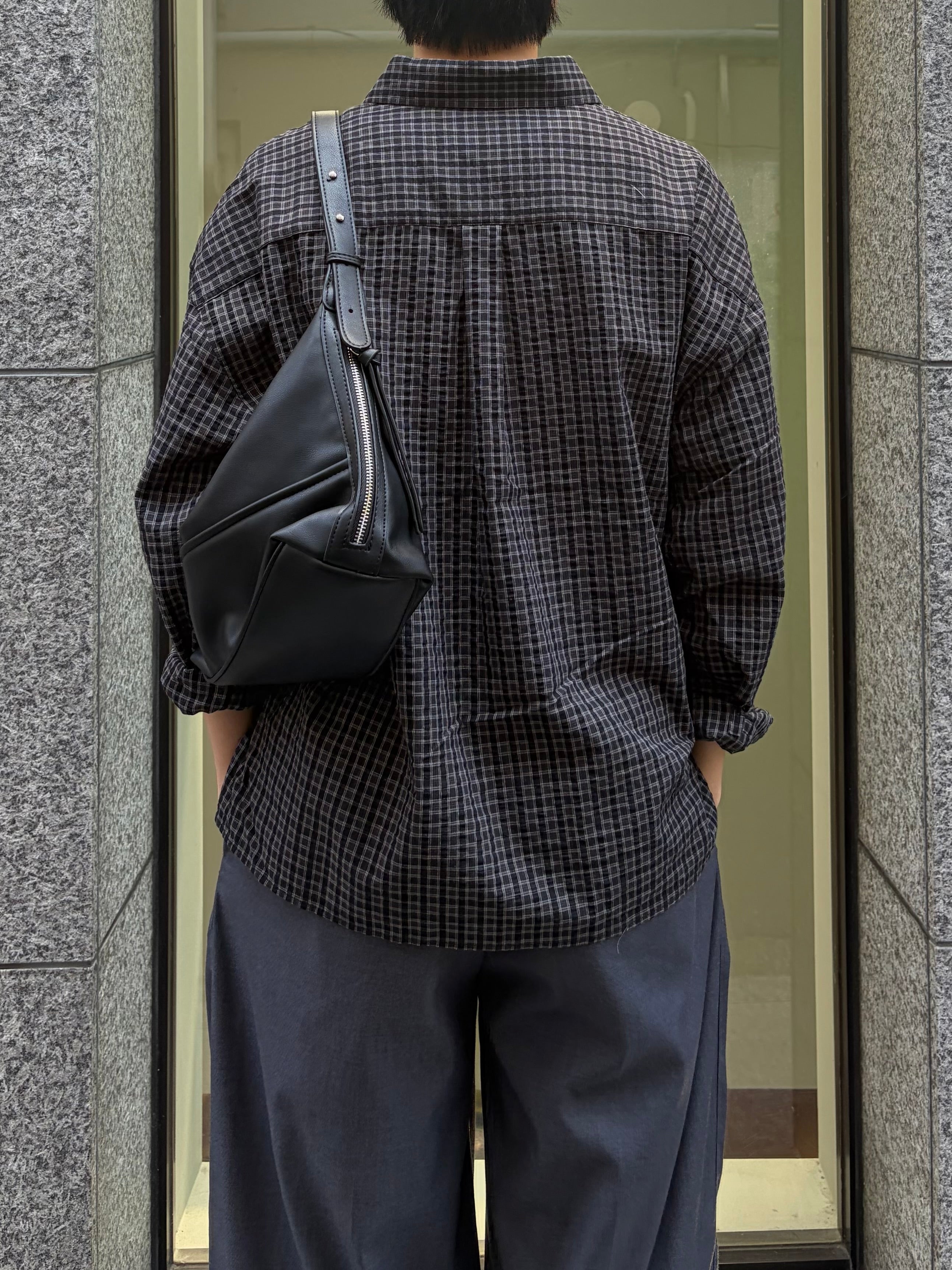 東京店WEB限定受注制【Chikashitsu +】daily hobo bag (2color)
