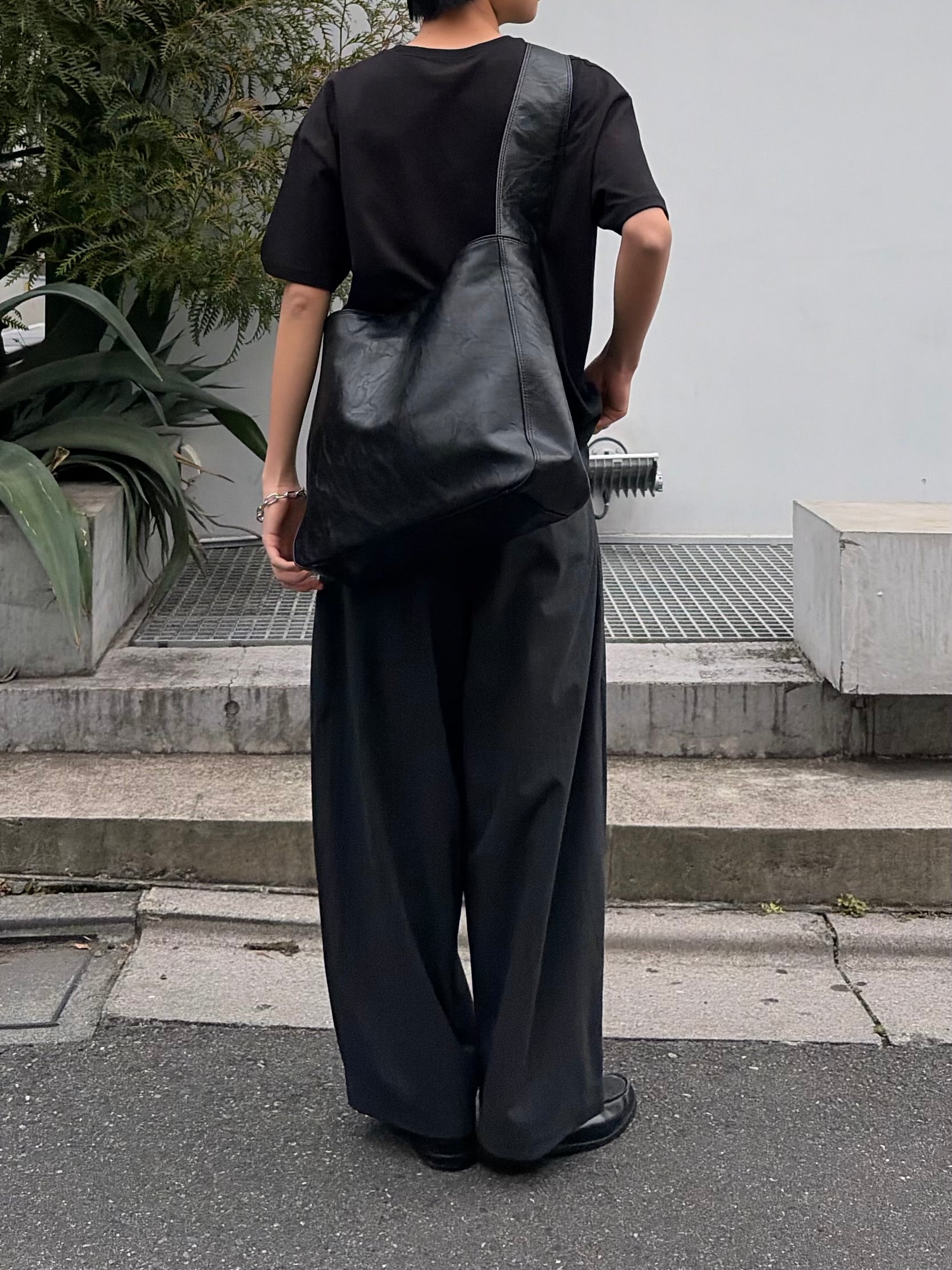 東京店WEB限定受注制【Chikashitsu +】stripe ballon slacks (2color)