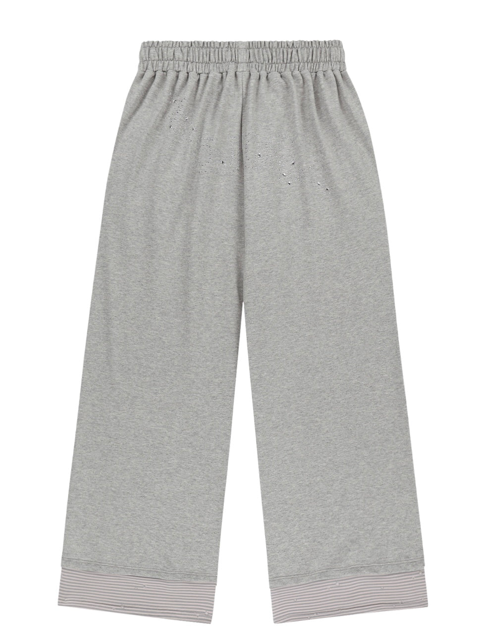 【OJOS】Hotfix Logo Wide Sweatpants